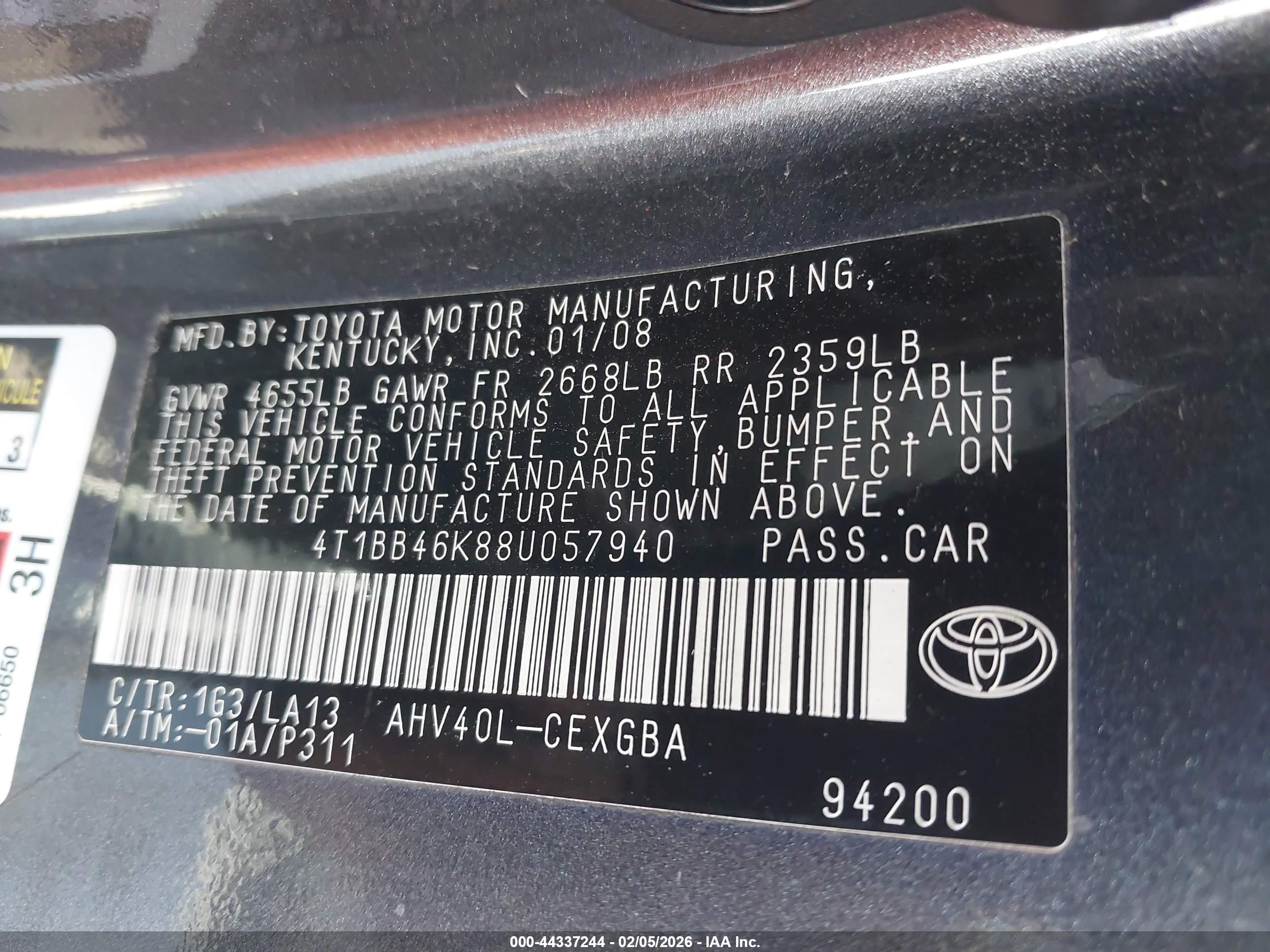 TOYOTA CAMRY image 9