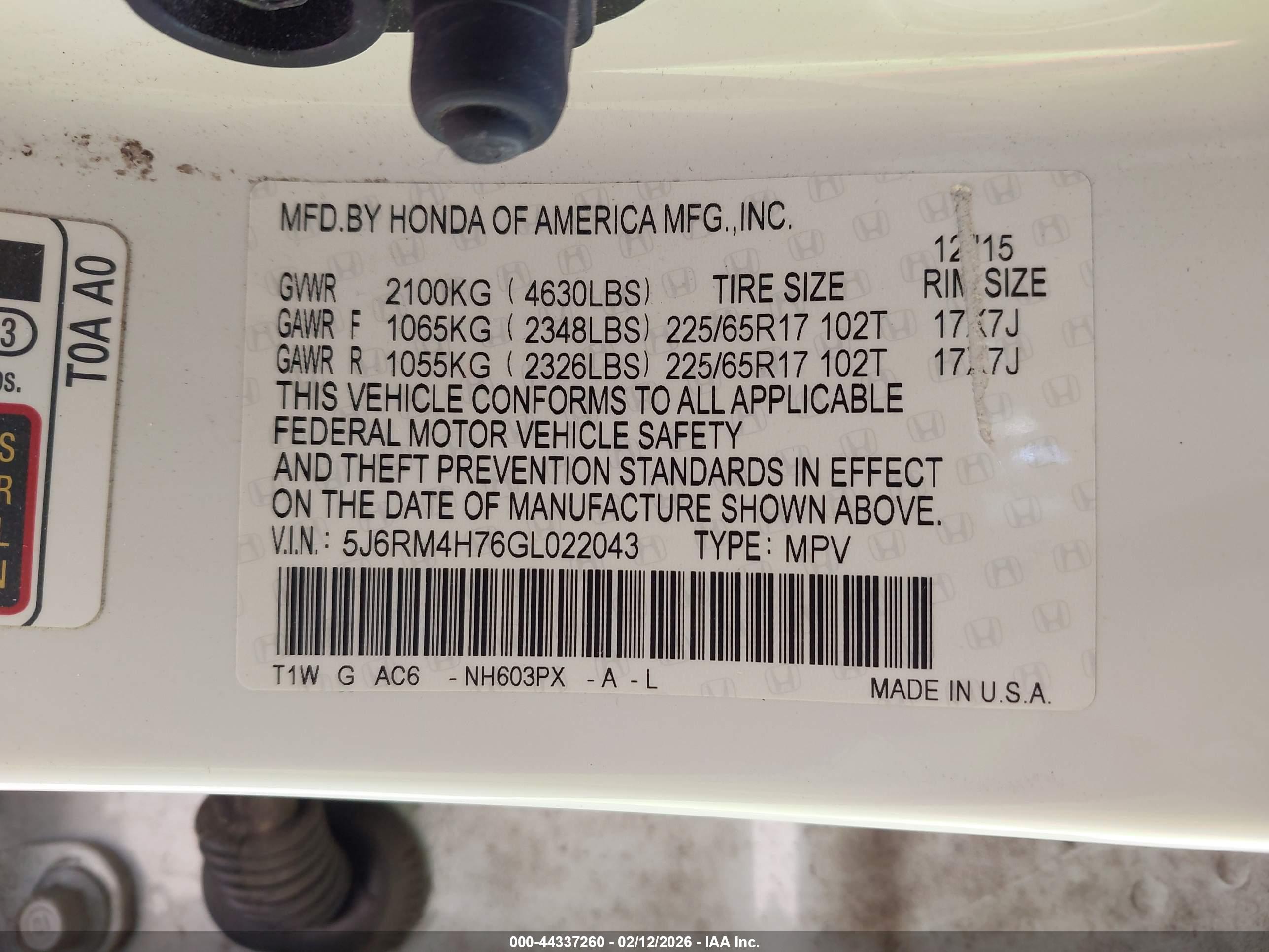 HONDA CR-V image 9
