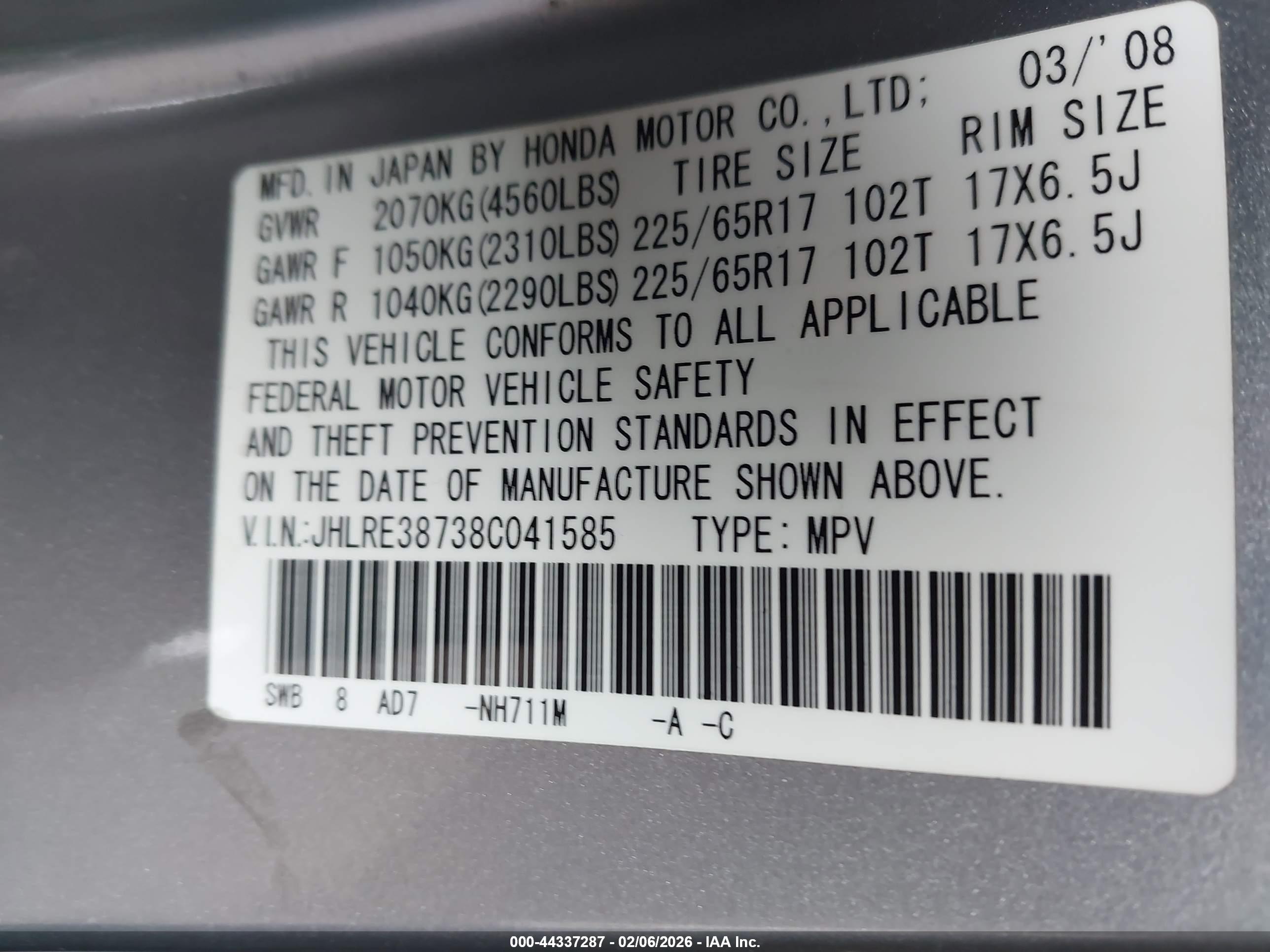 HONDA CR-V image 9