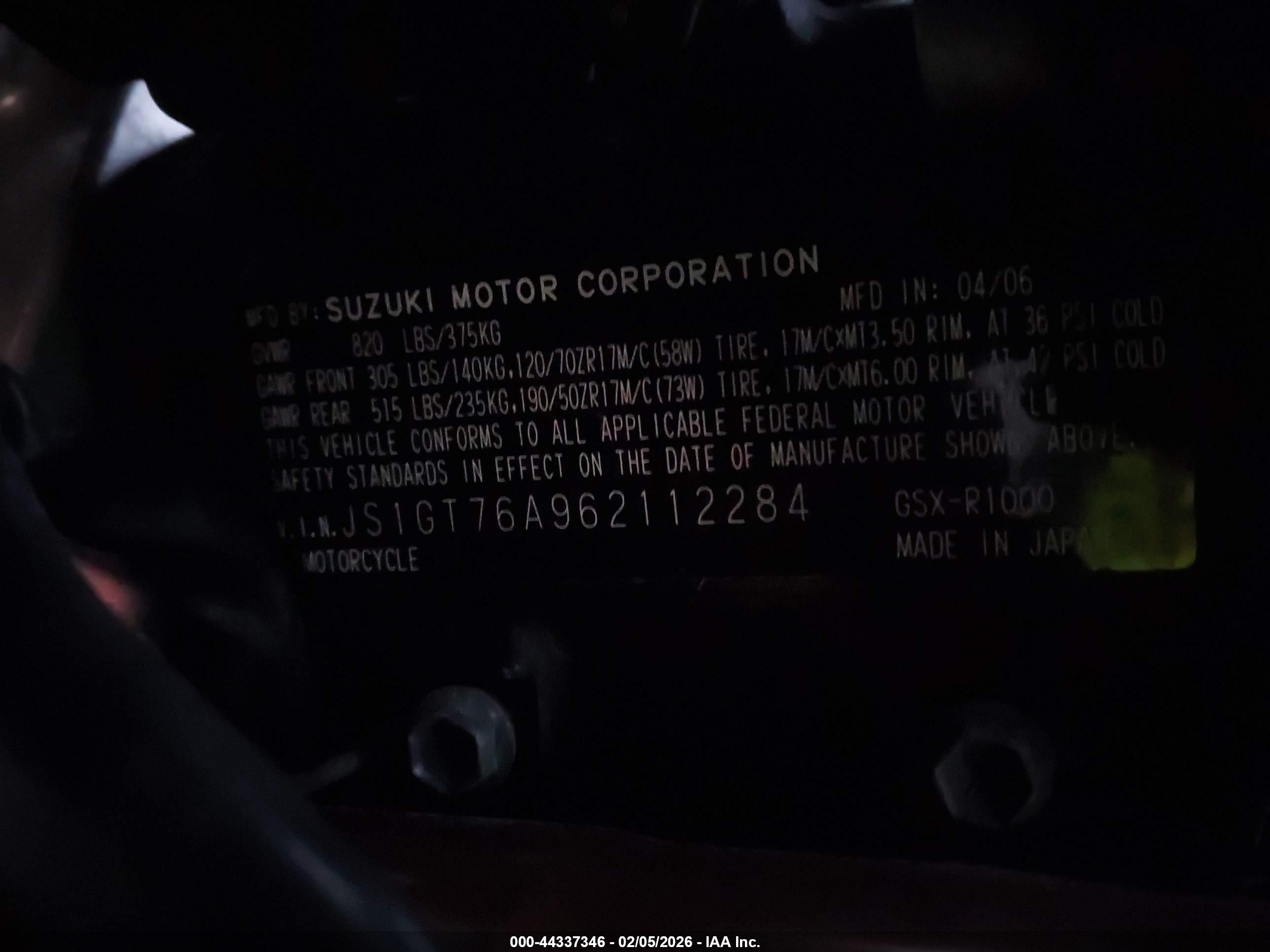 SUZUKI GSX-R1000 image 10