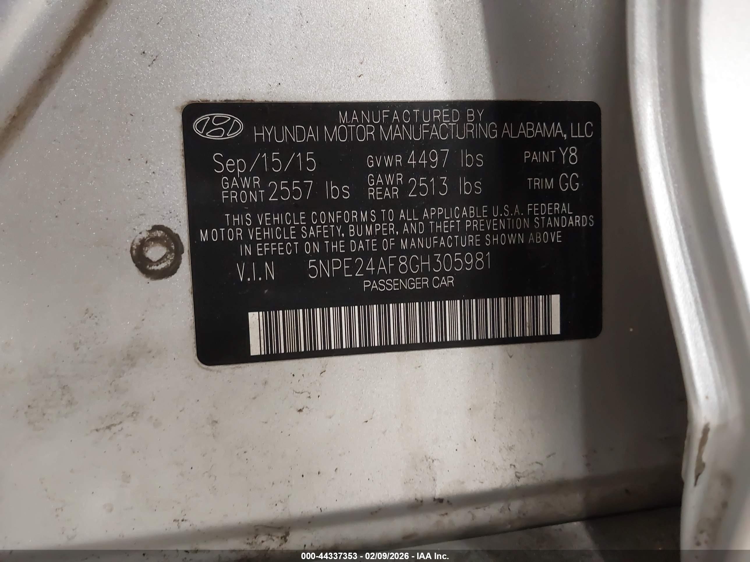 HYUNDAI SONATA image 9