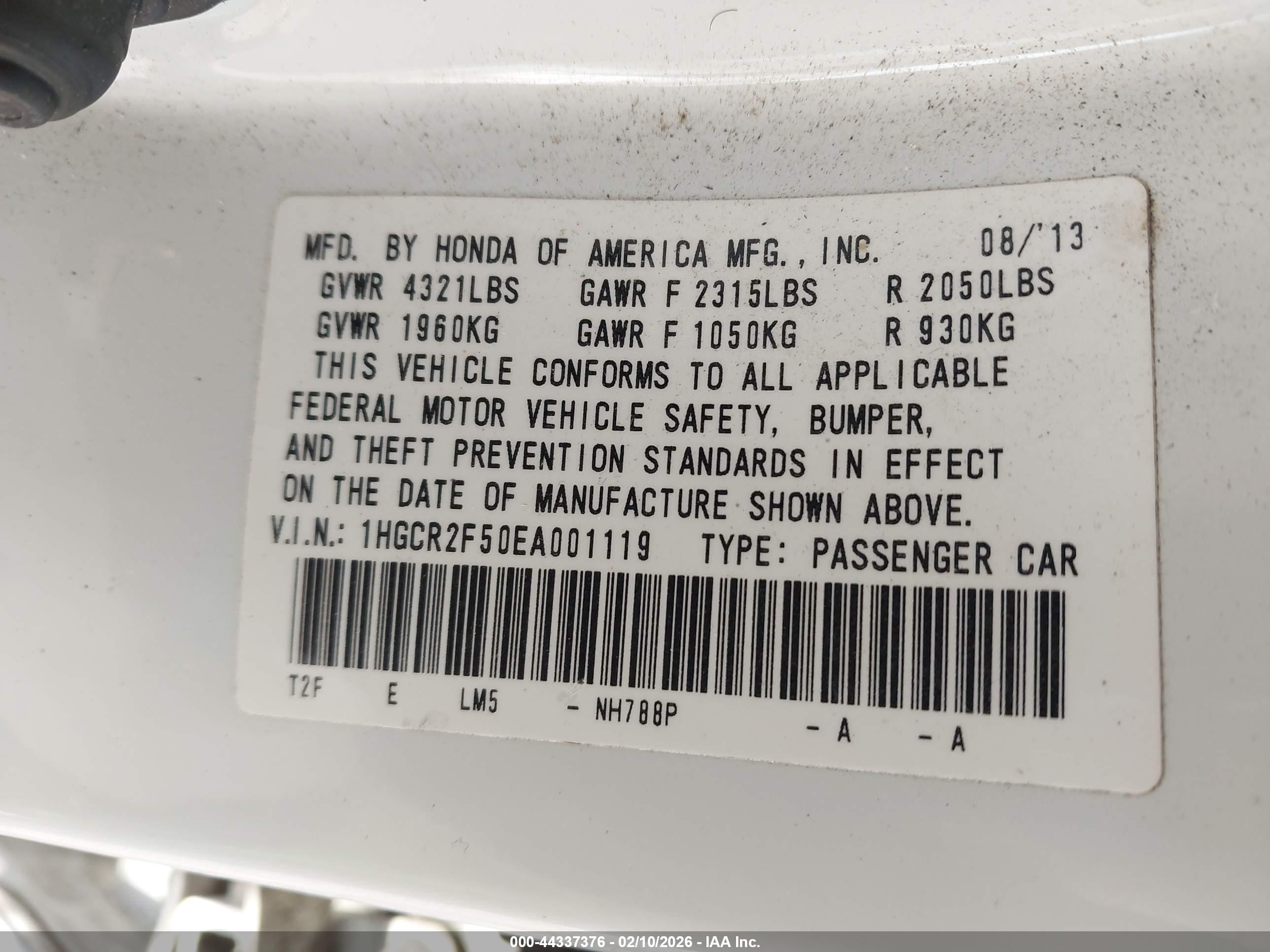 HONDA ACCORD image 9