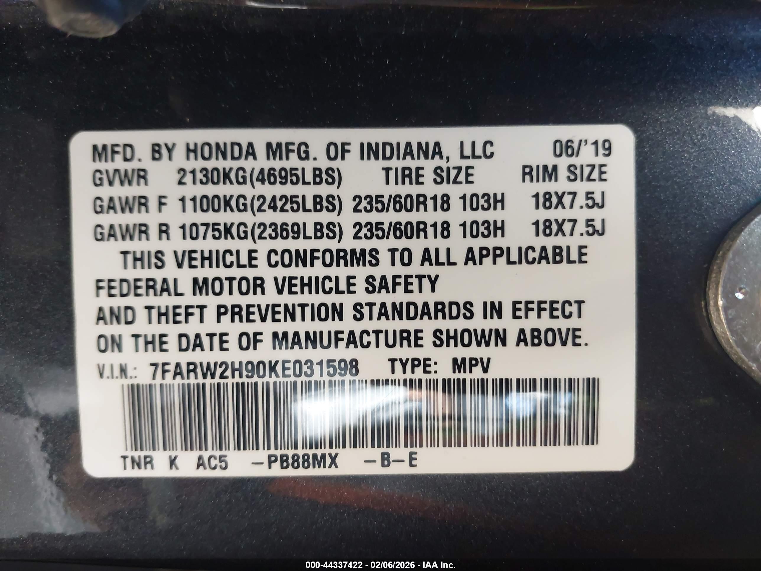 HONDA CR-V image 9