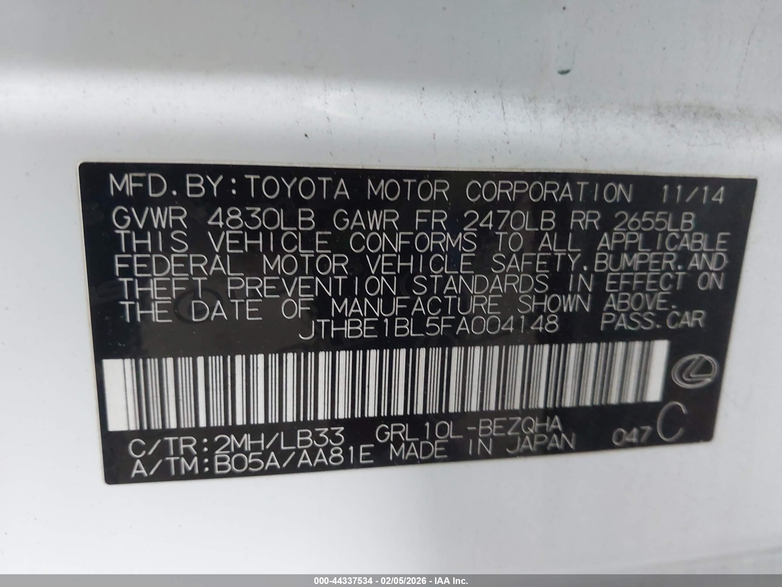 LEXUS GS image 9