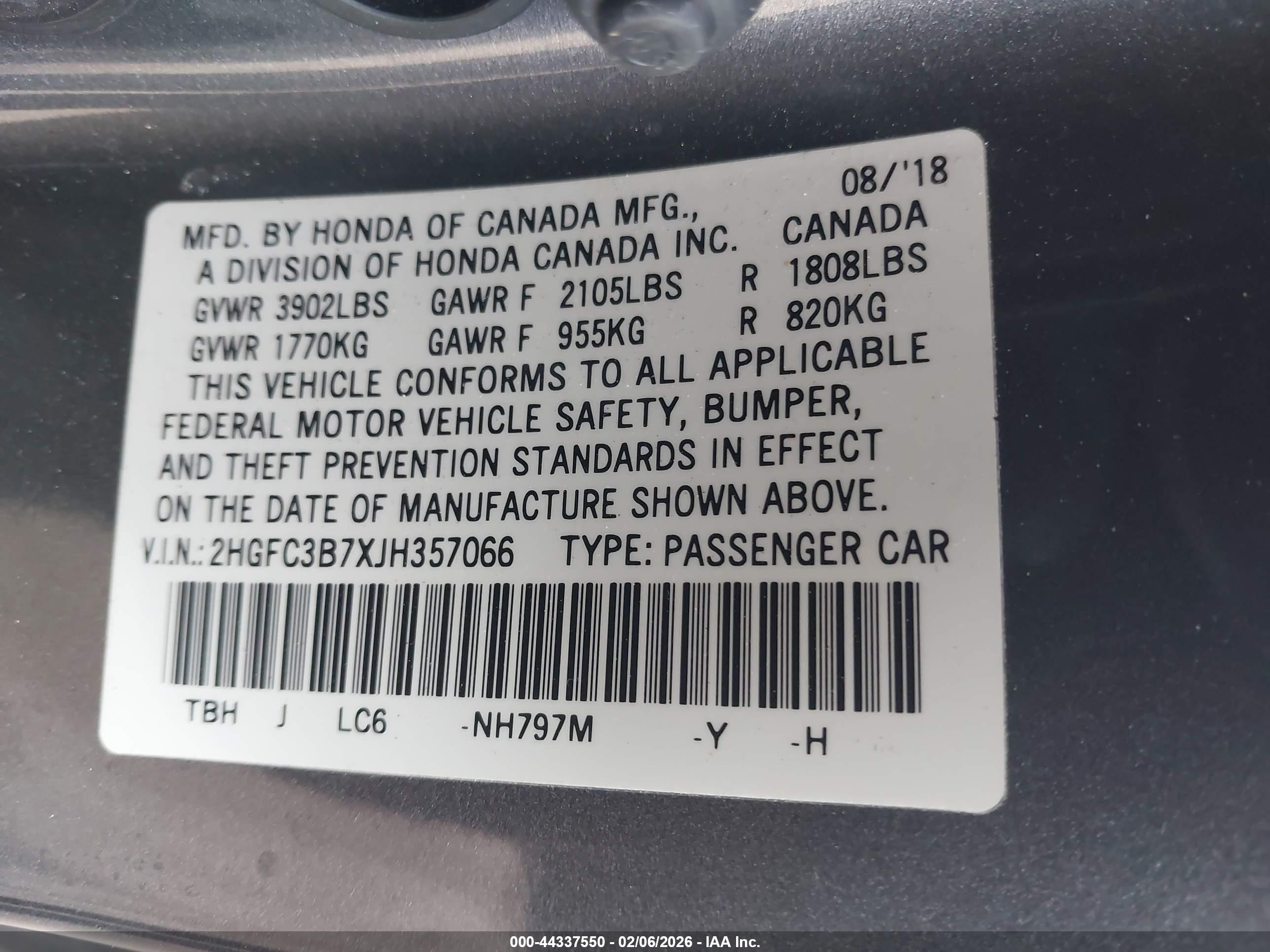 HONDA CIVIC image 9