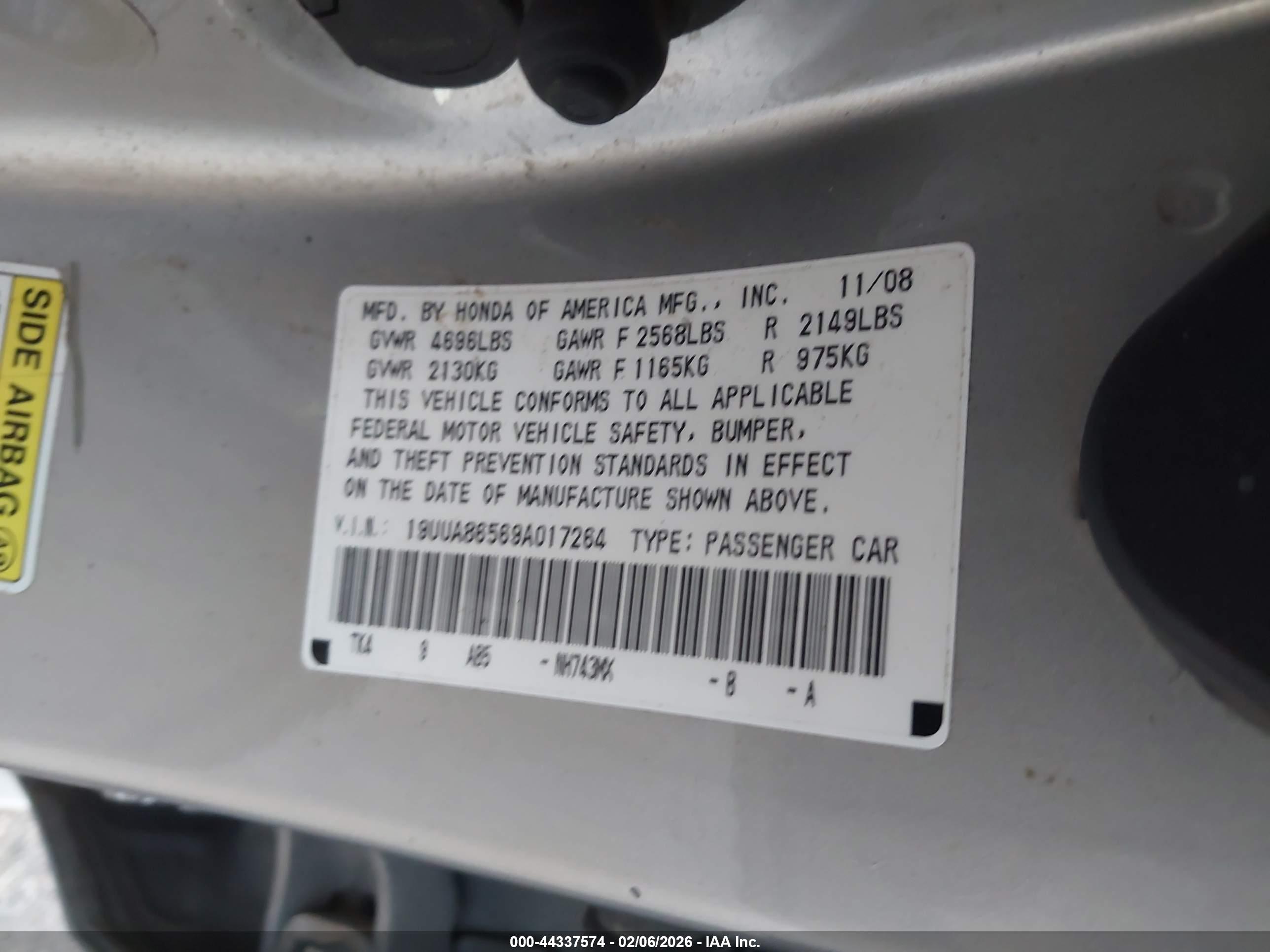 ACURA TL image 9