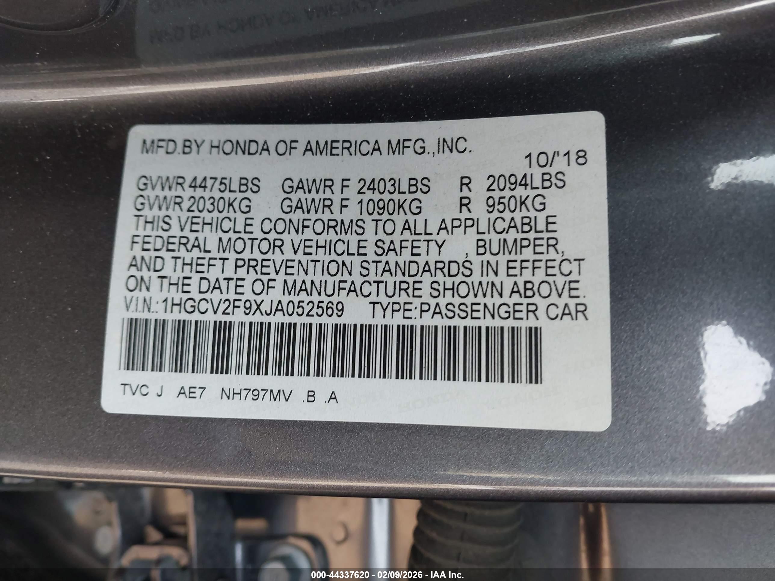 HONDA ACCORD image 9