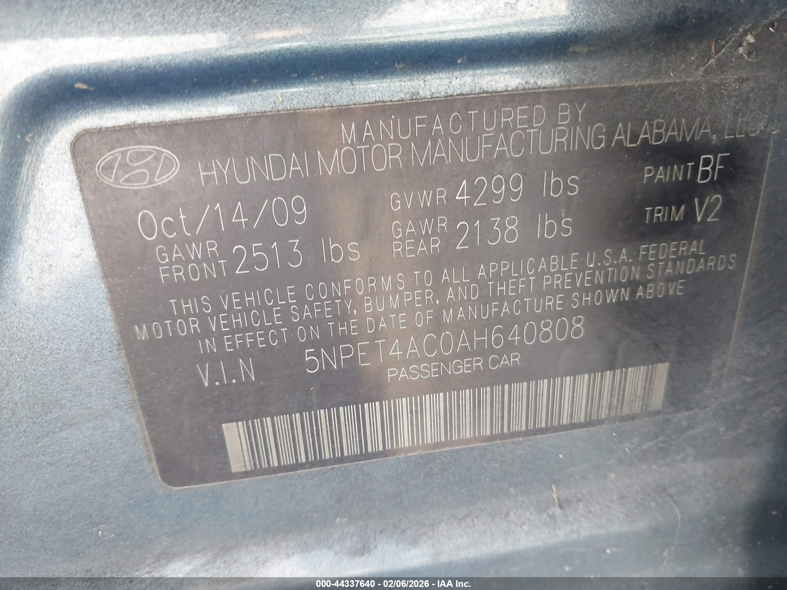 HYUNDAI SONATA image 9