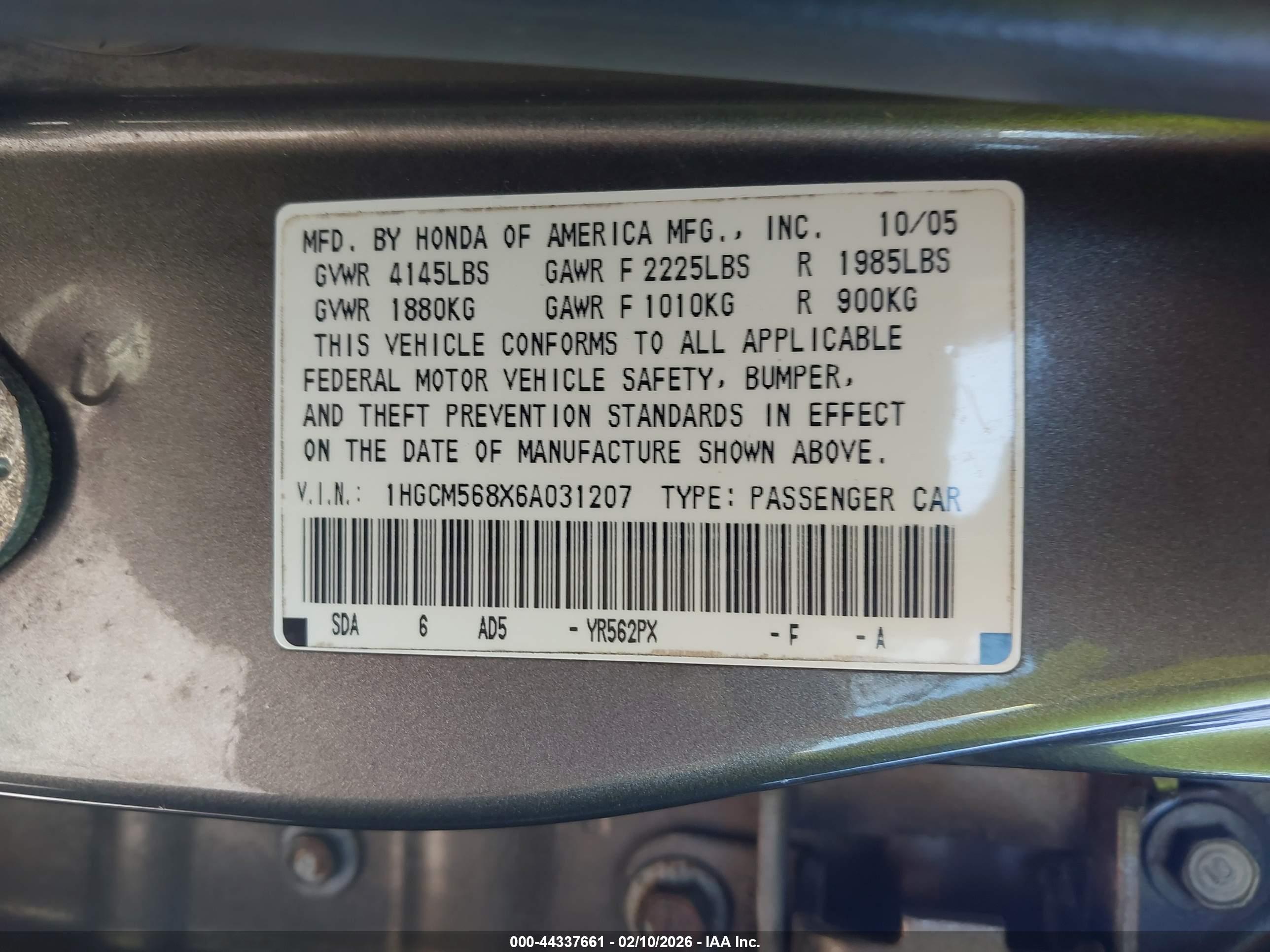 HONDA ACCORD image 9