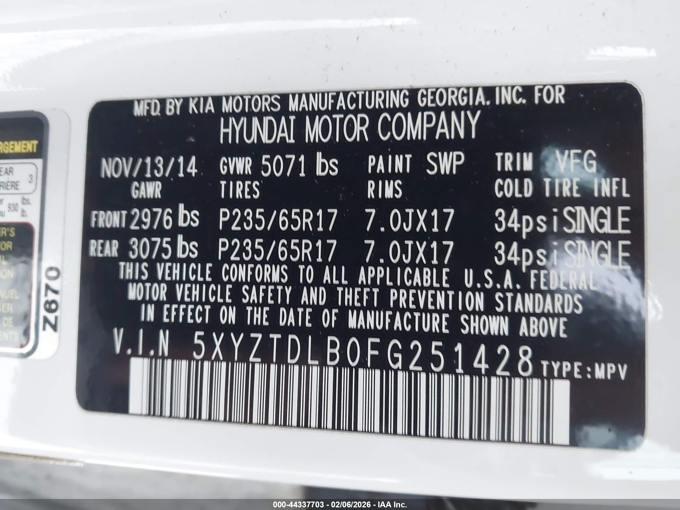 HYUNDAI SANTA image 9