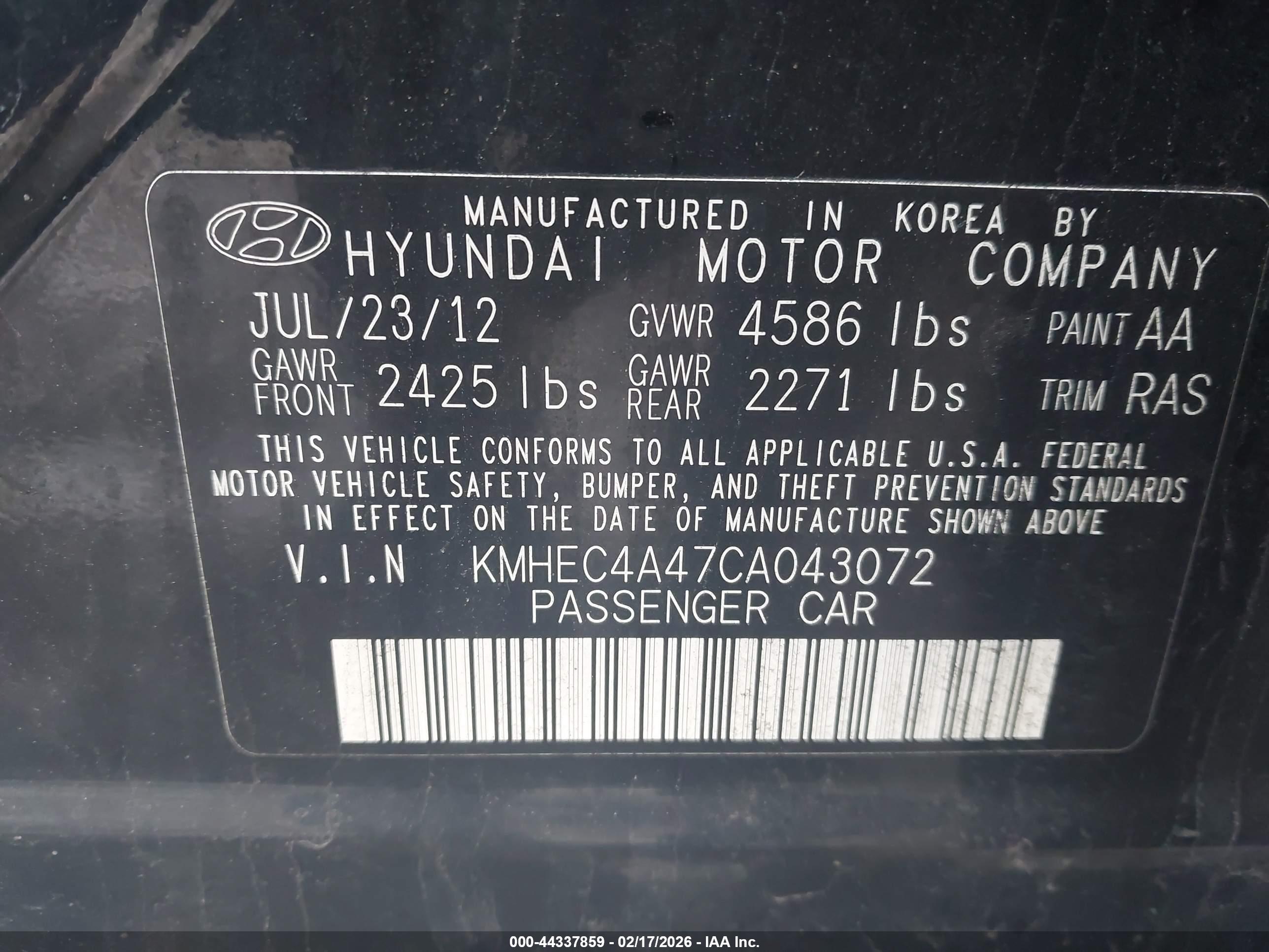 HYUNDAI SONATA image 9