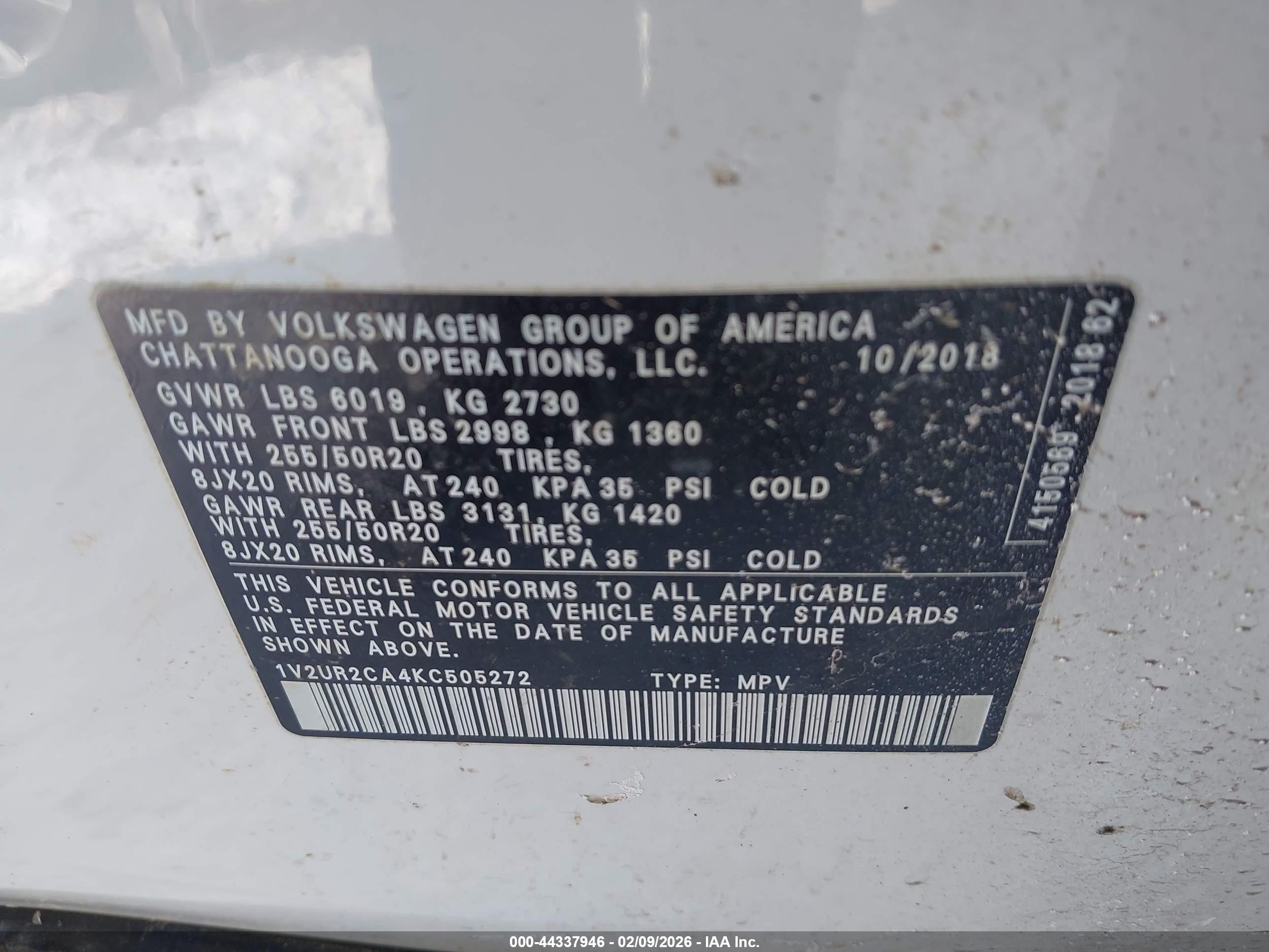 VOLKSWAGEN ATLAS image 9