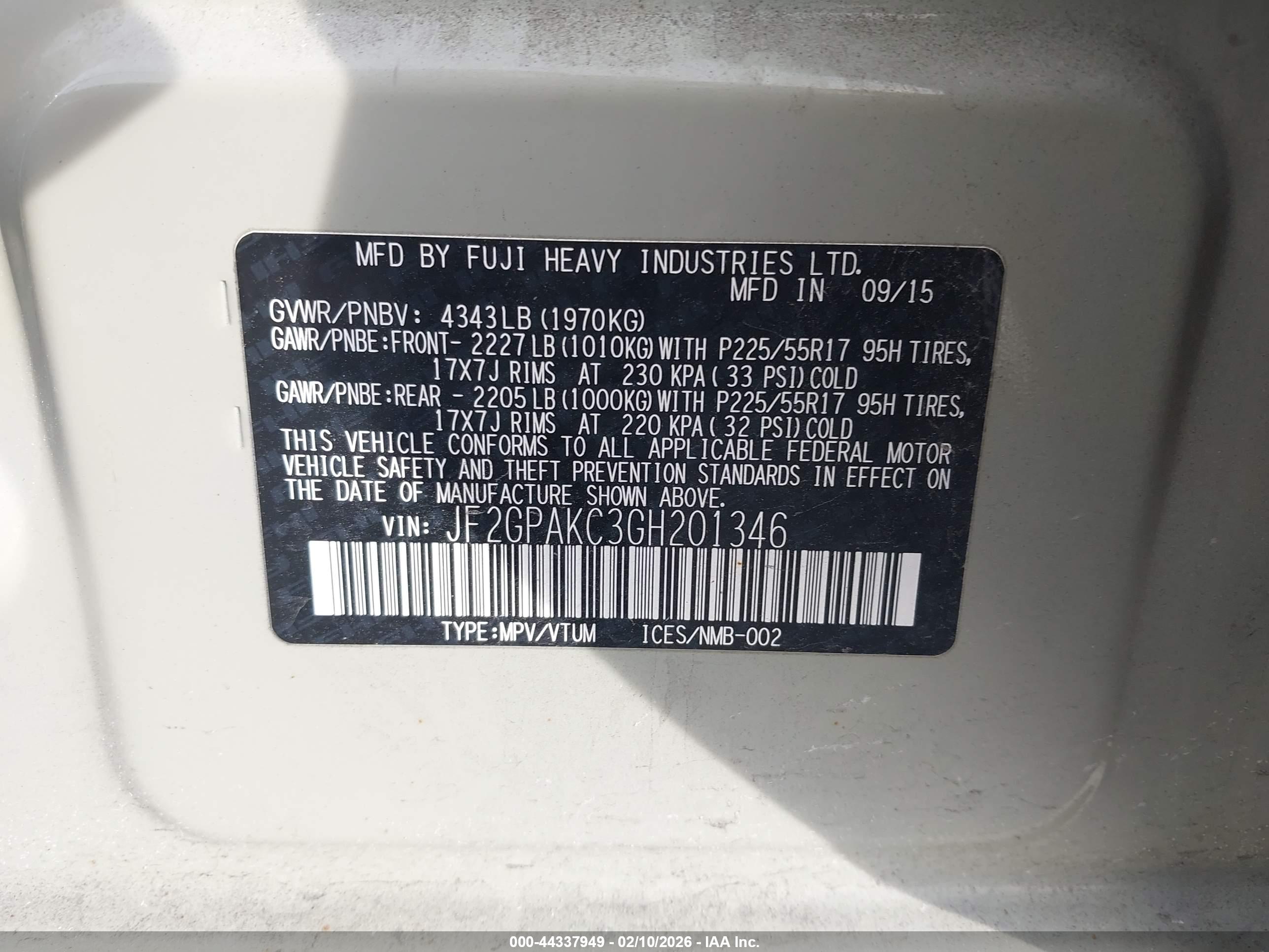 SUBARU CROSSTREK image 9