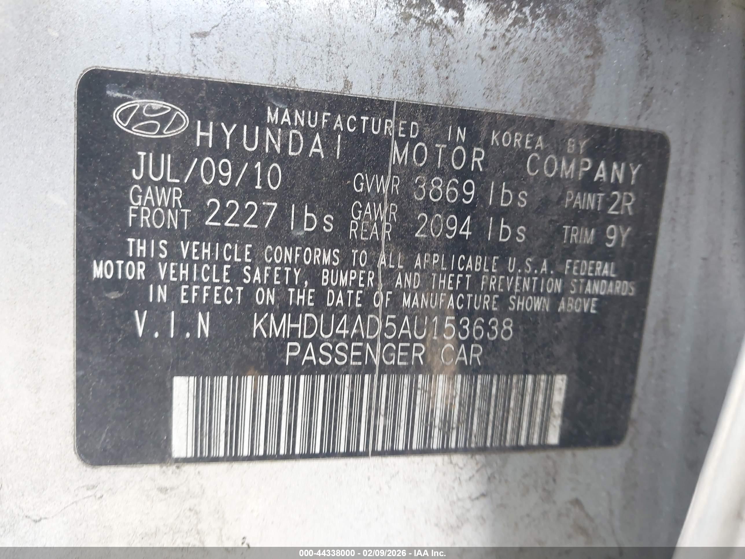 HYUNDAI ELANTRA image 9
