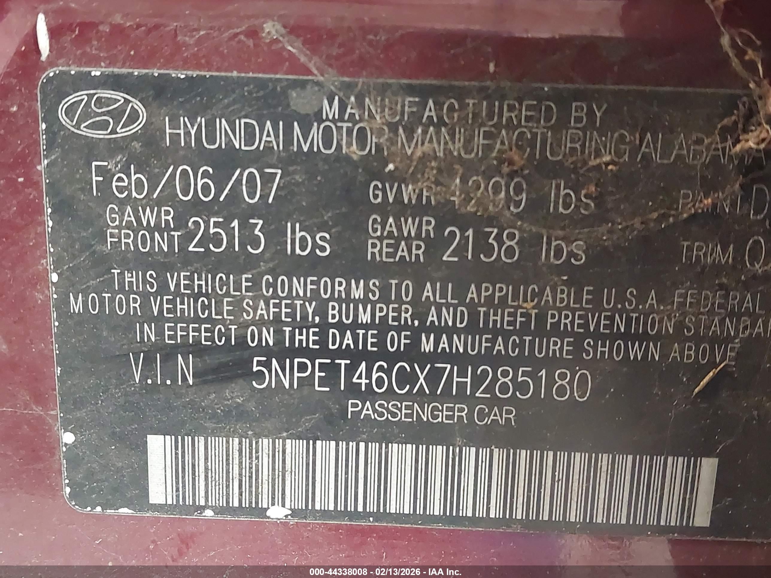 HYUNDAI SONATA image 9