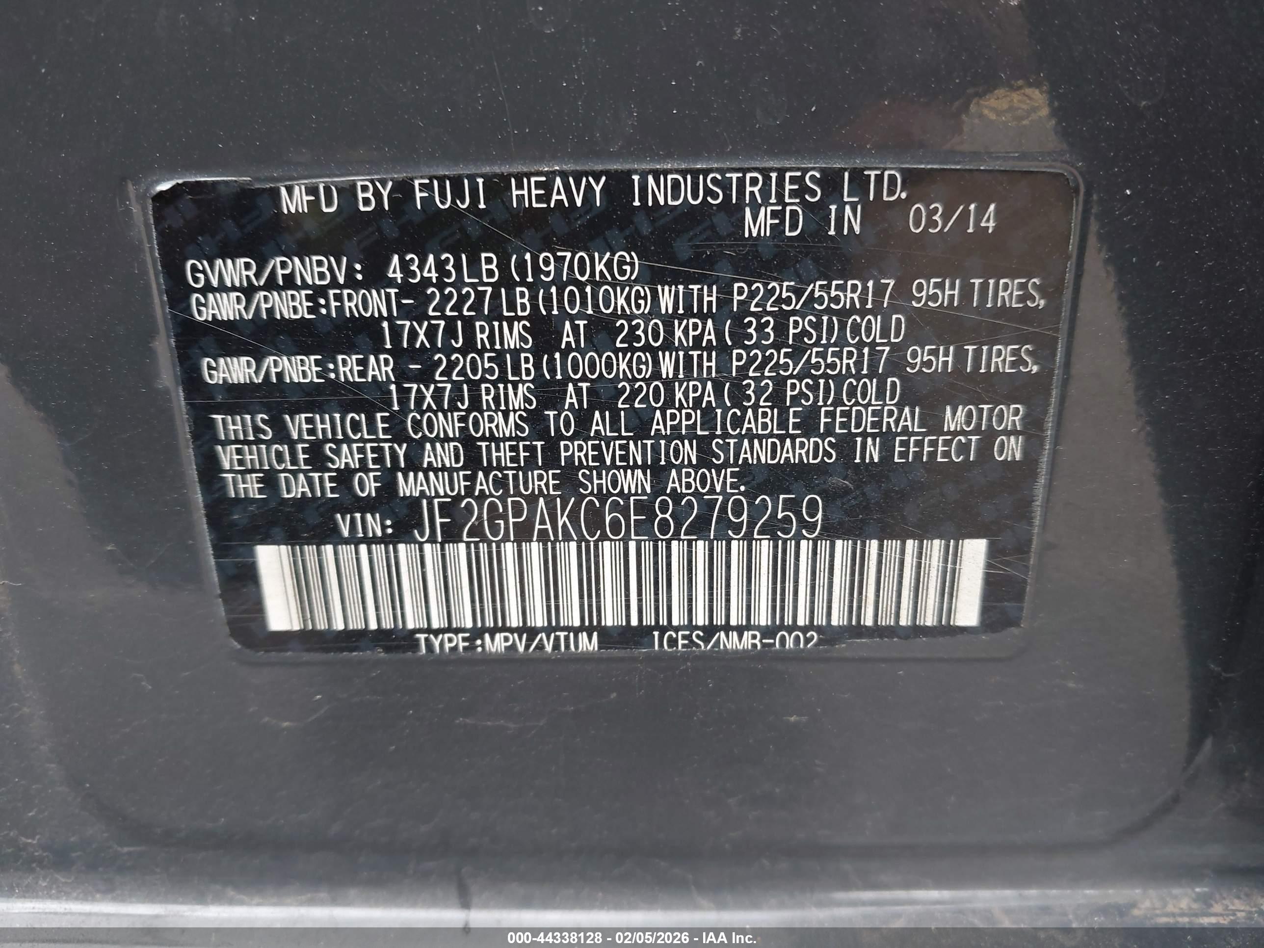 SUBARU XV image 9