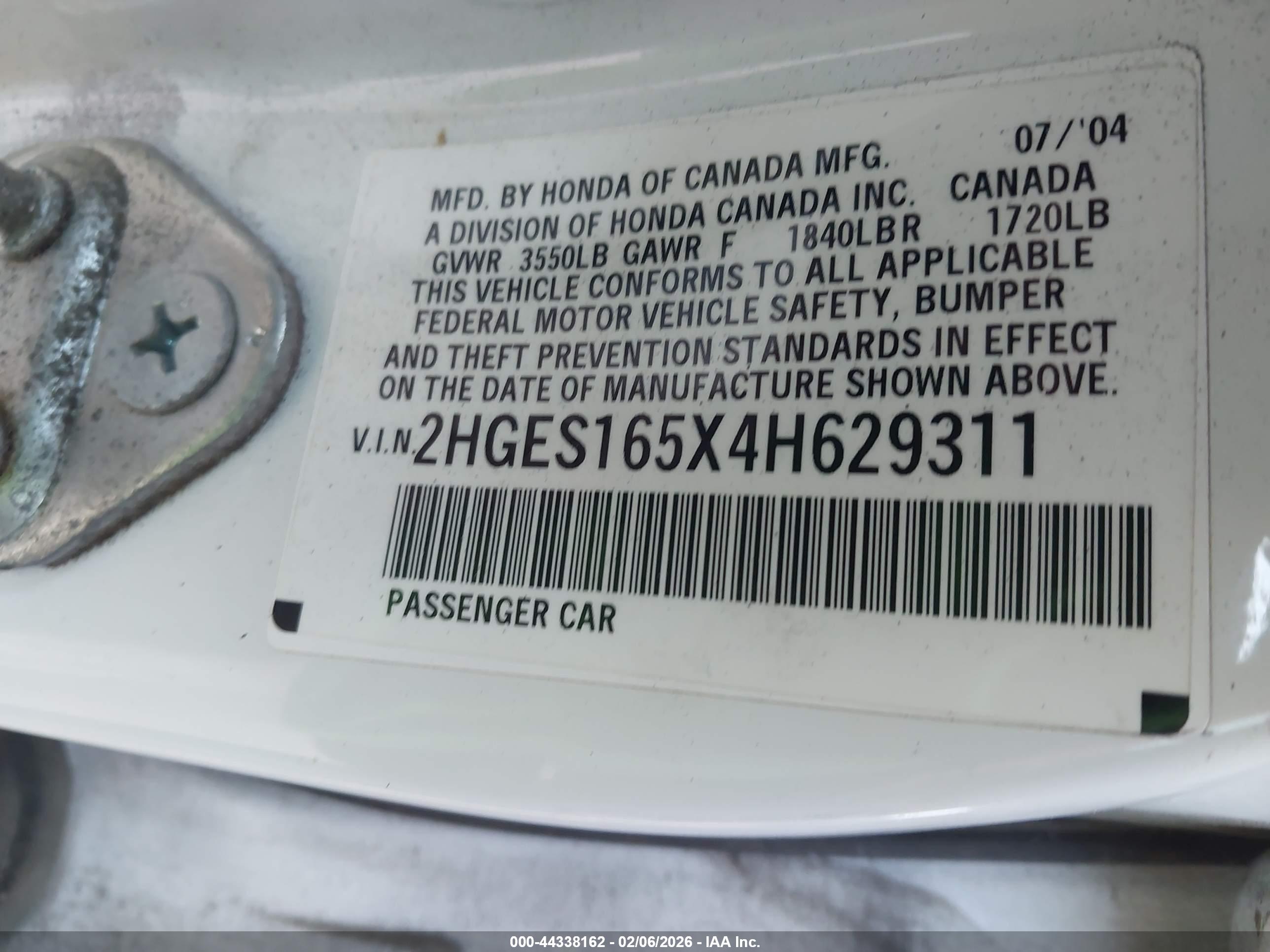 HONDA CIVIC image 9