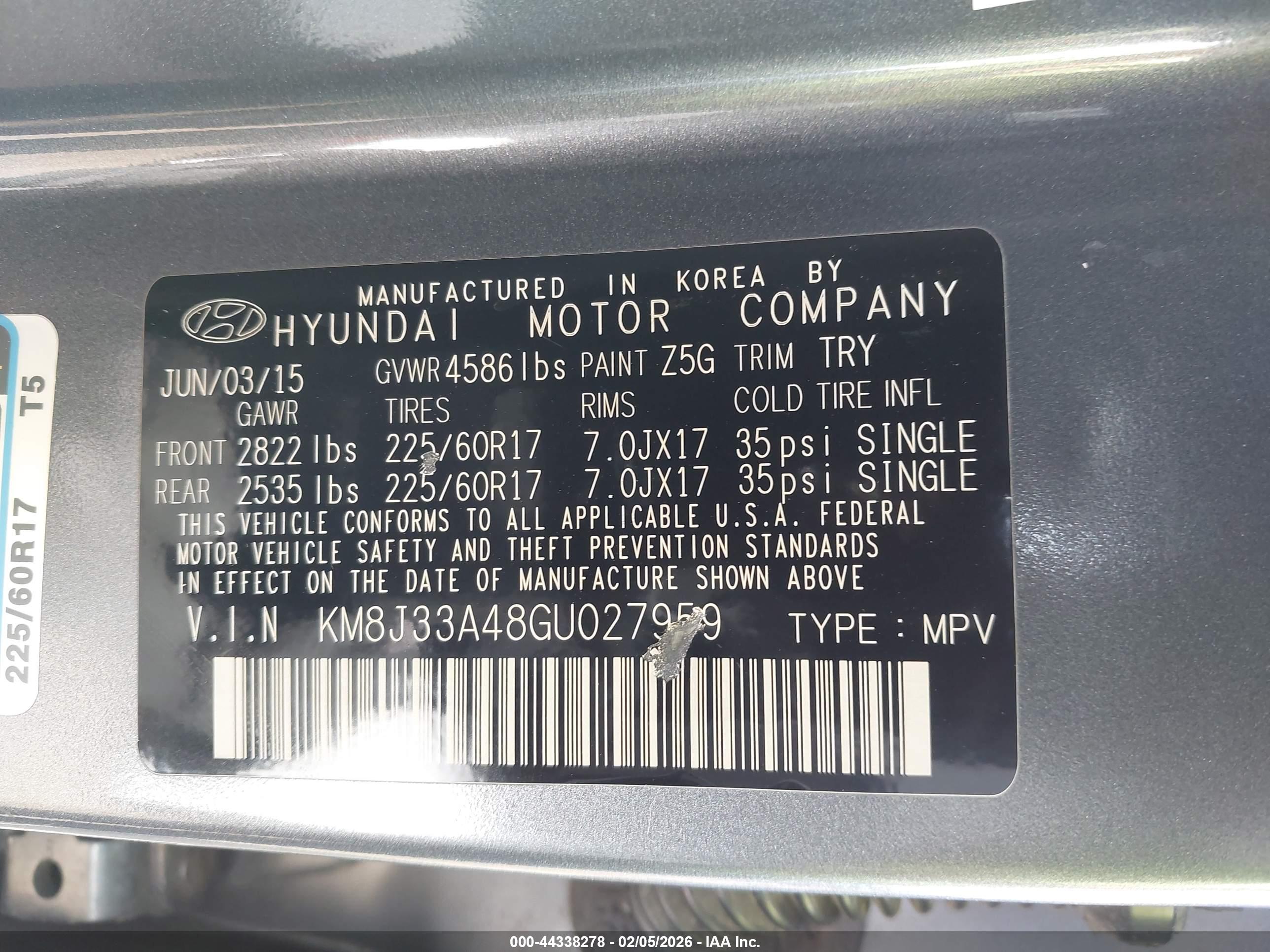 HYUNDAI TUCSON image 9