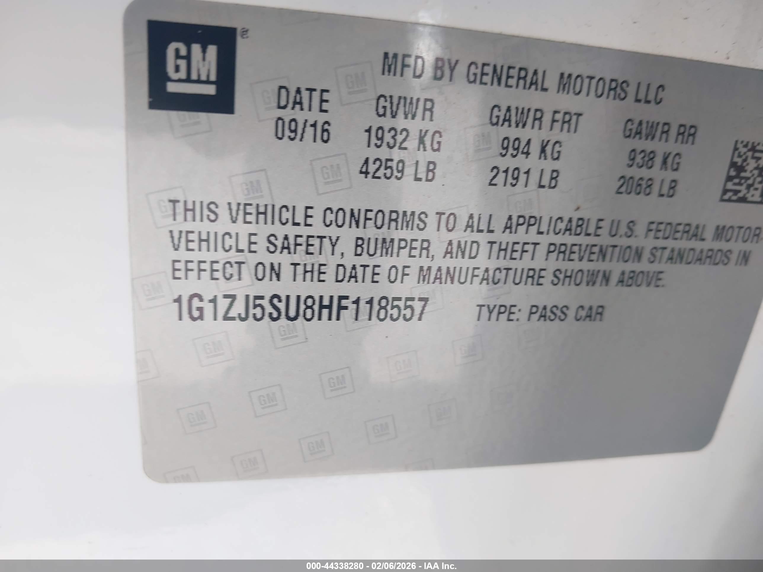 CHEVROLET MALIBU image 9