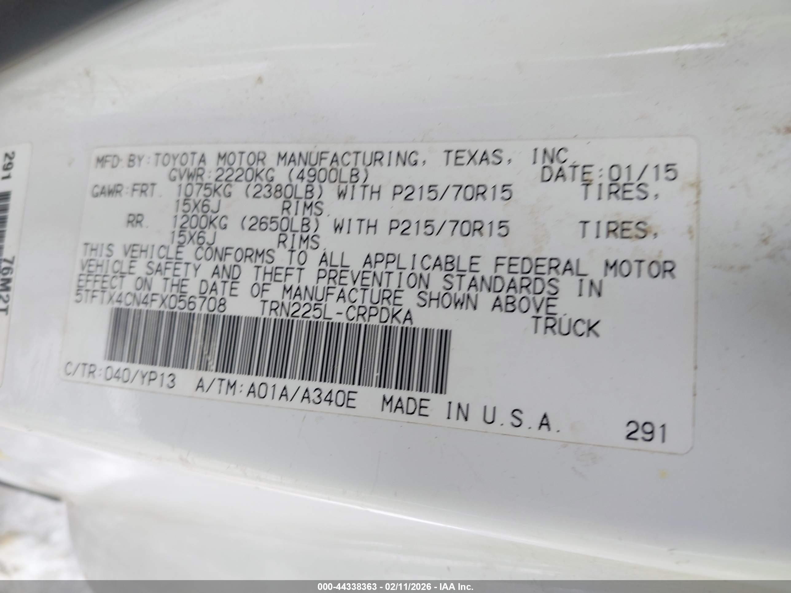 TOYOTA TACOMA image 9