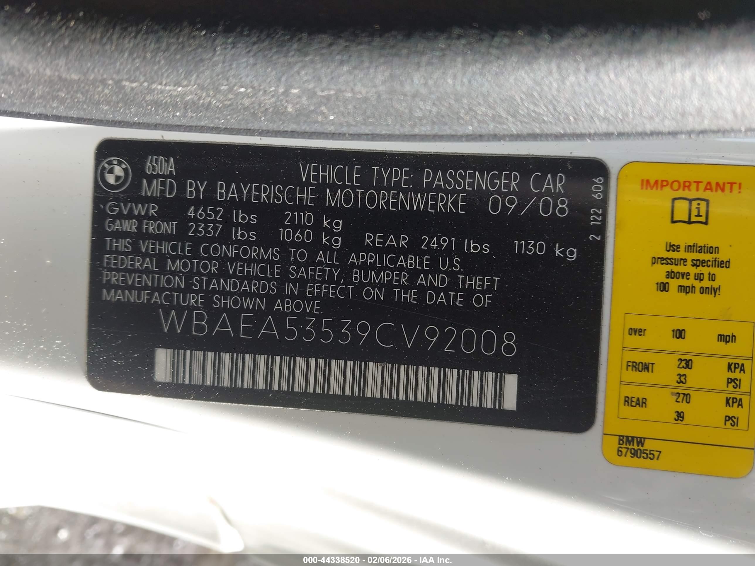 BMW 650I image 9