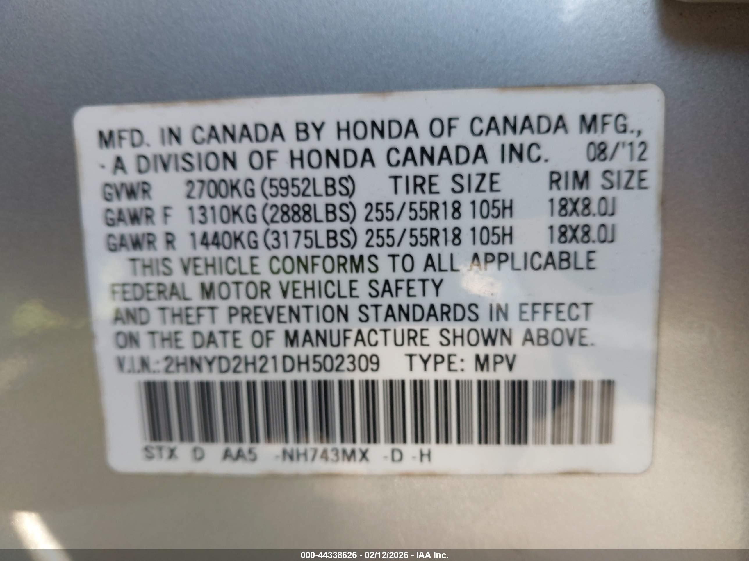ACURA MDX image 9