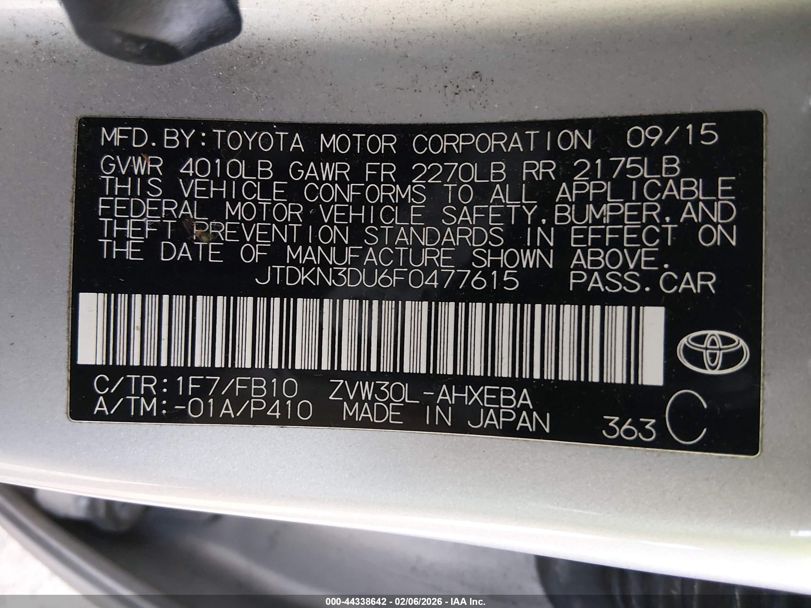 TOYOTA PRIUS image 9