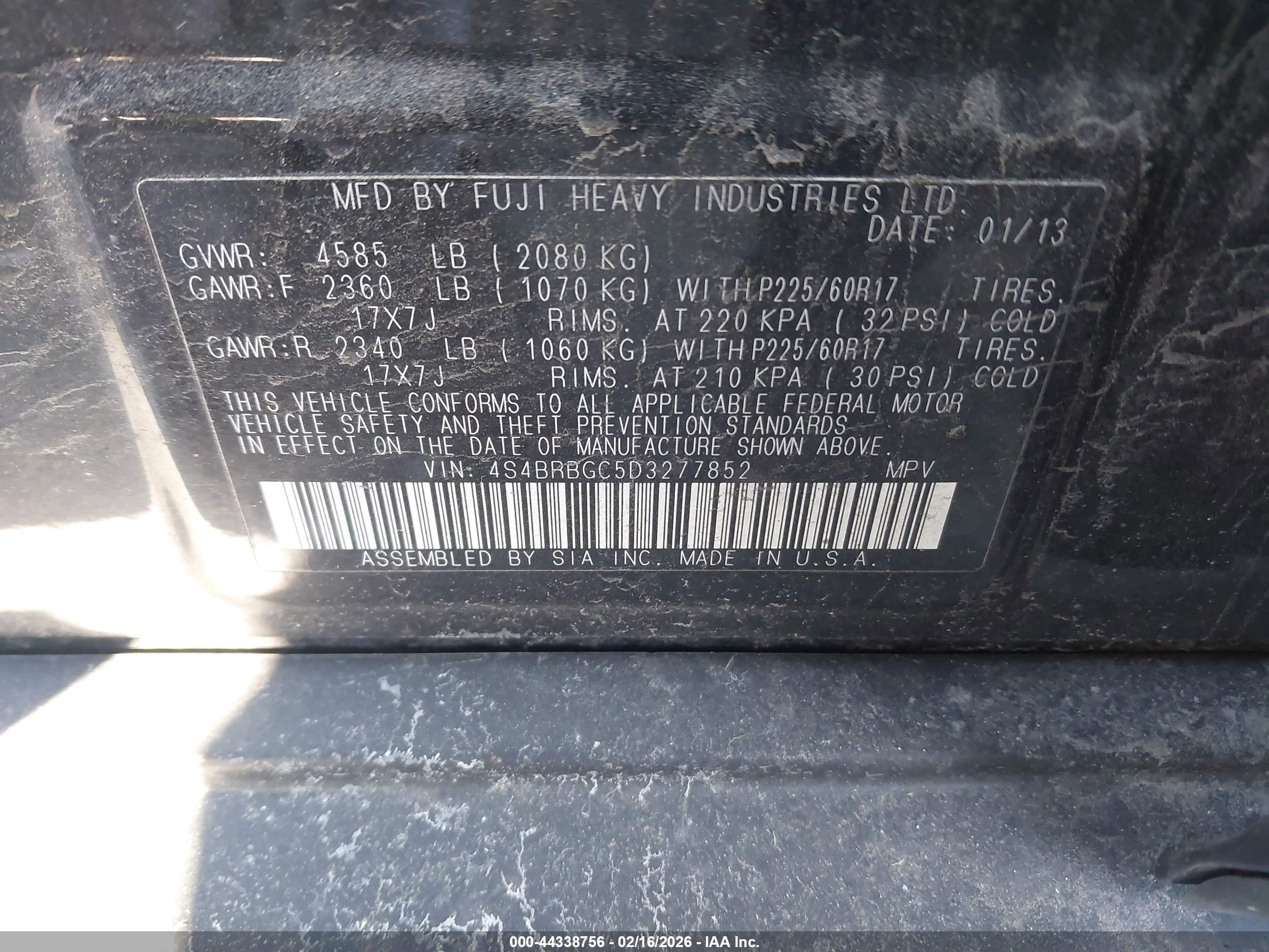 SUBARU OUTBACK image 9