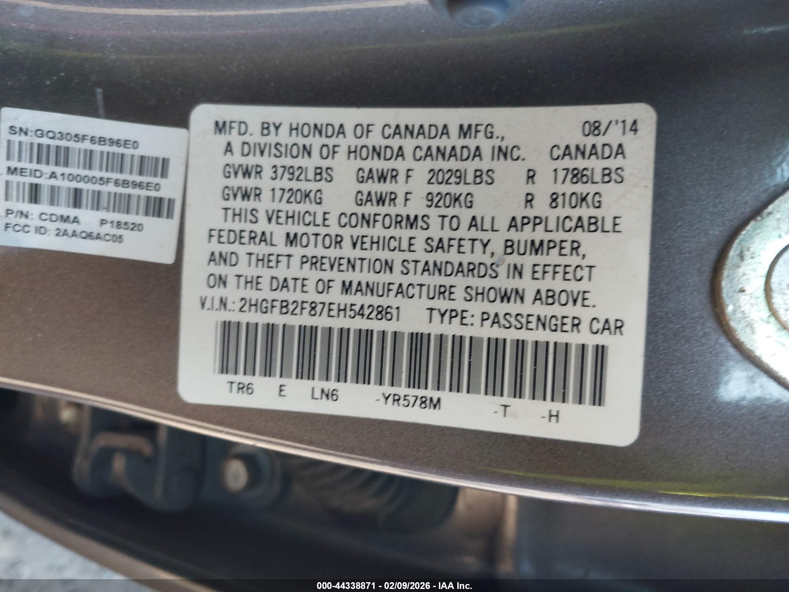 HONDA CIVIC image 9