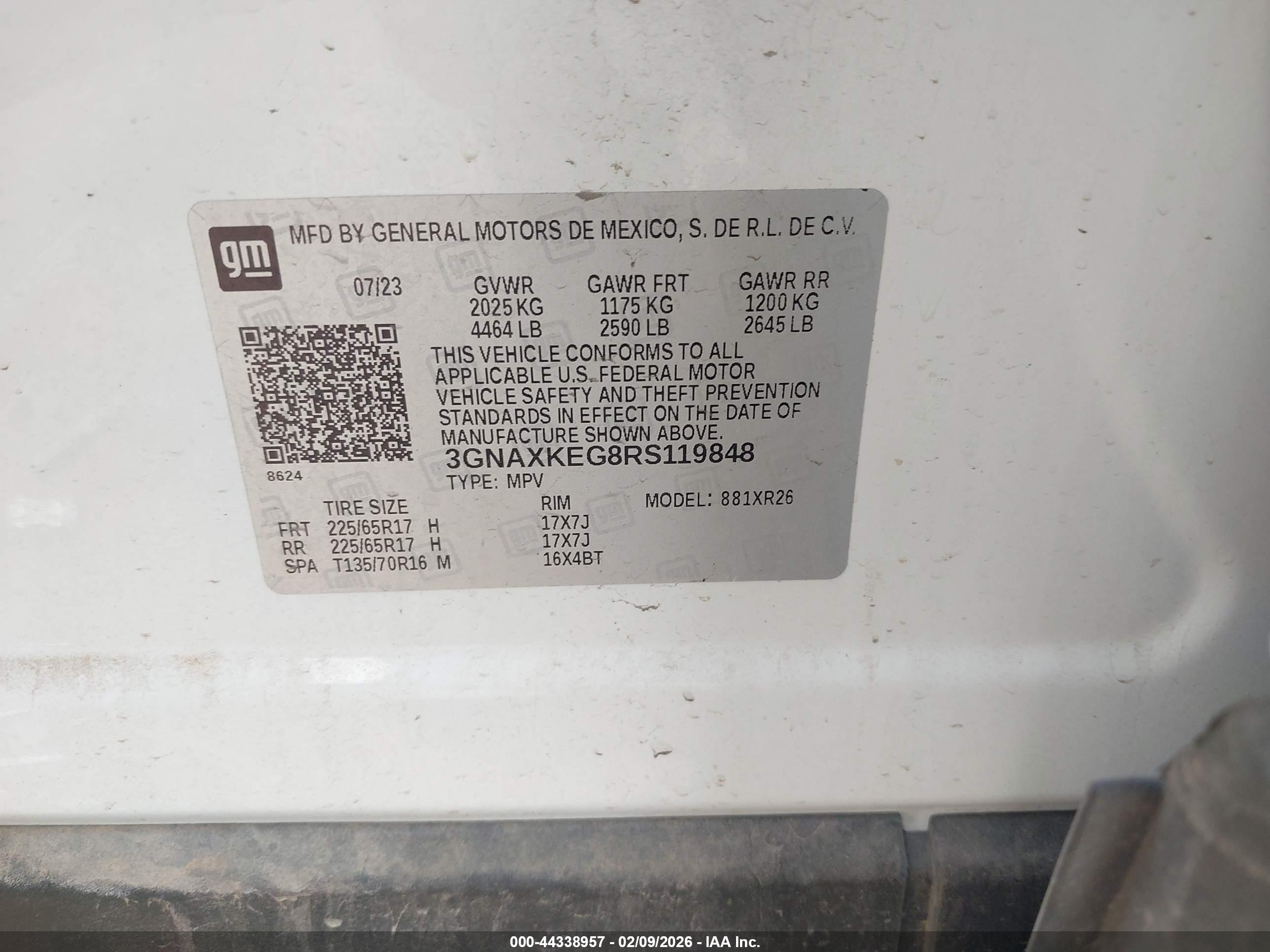 CHEVROLET EQUINOX image 9
