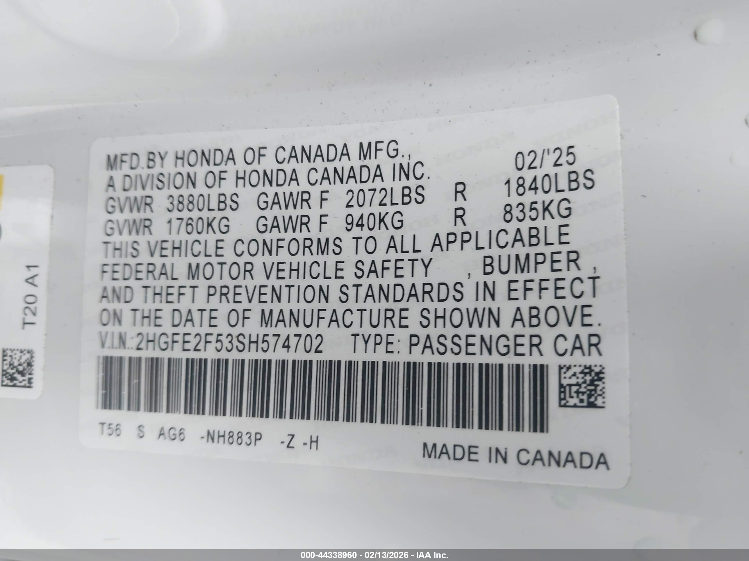 HONDA CIVIC image 9