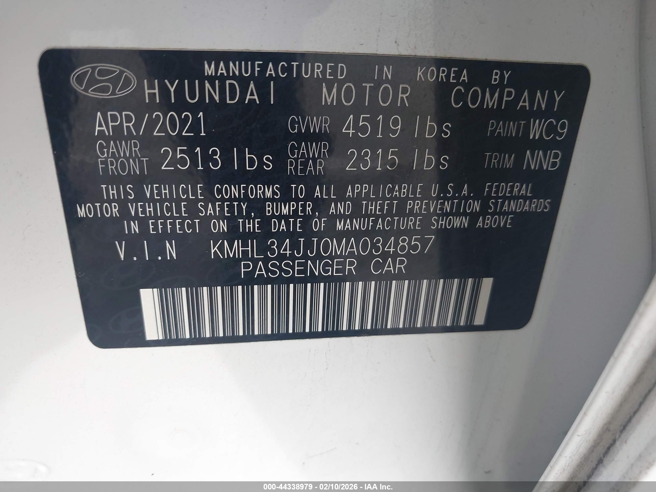 HYUNDAI SONATA image 9