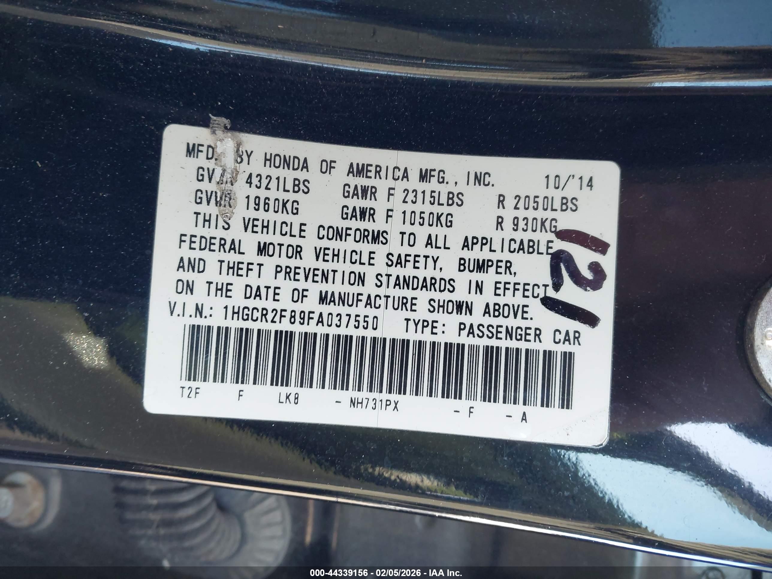 HONDA ACCORD image 9