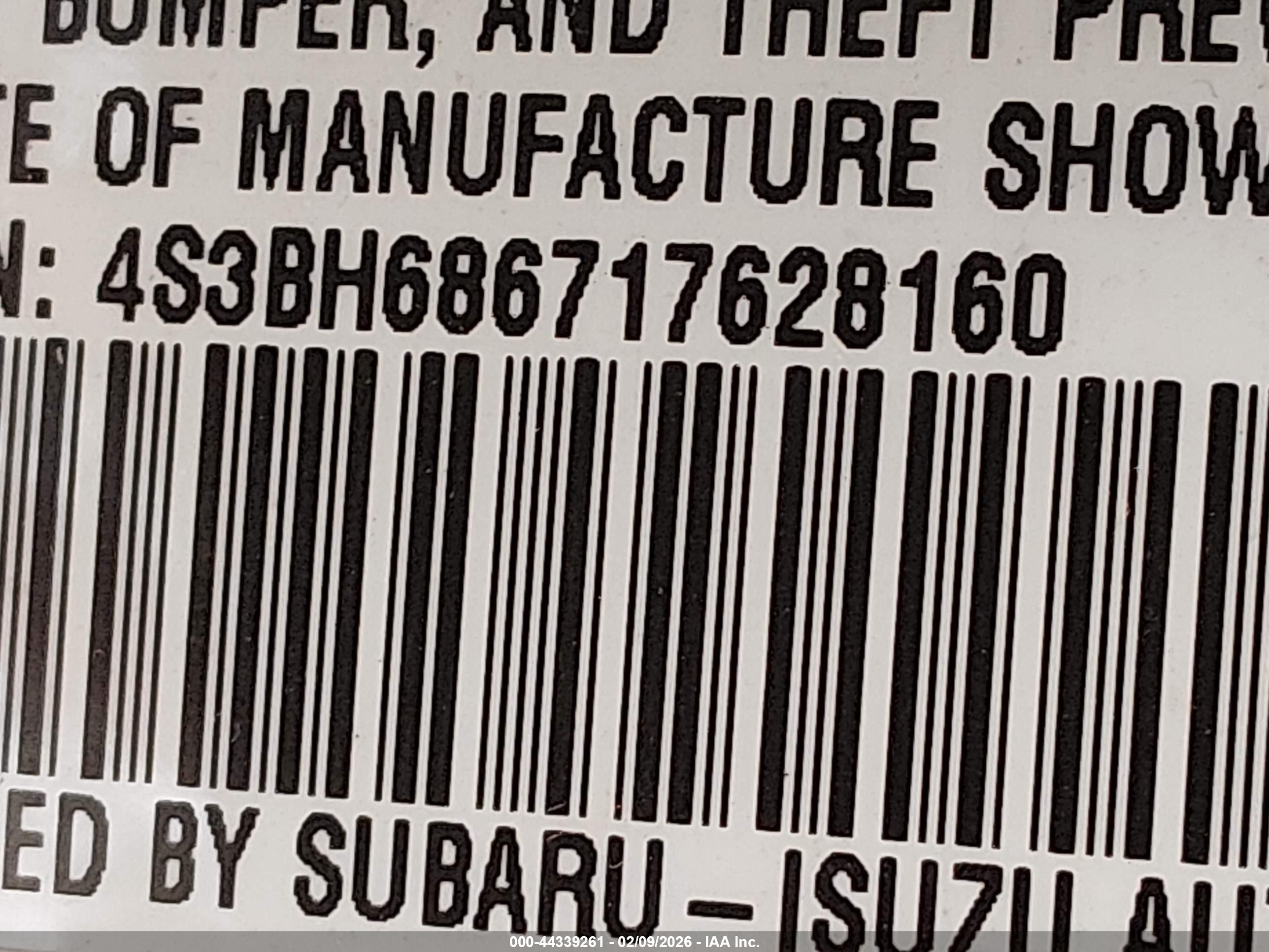 SUBARU OUTBACK image 9