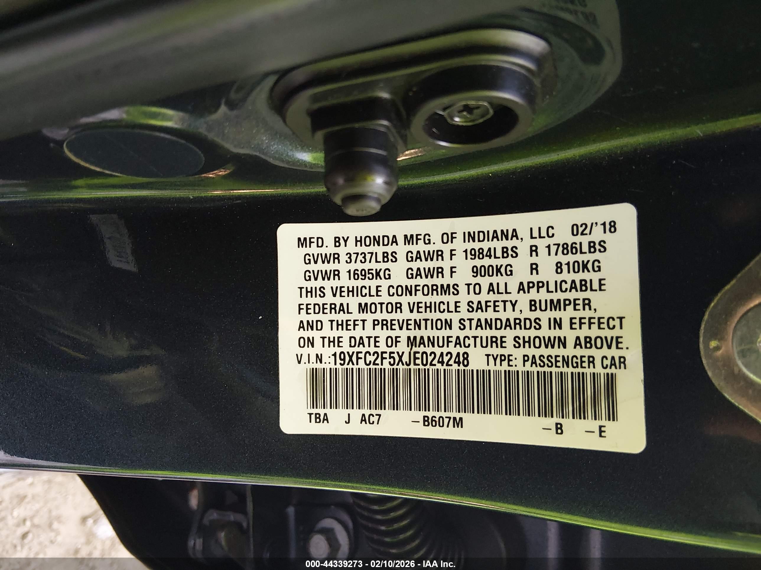 HONDA CIVIC image 9