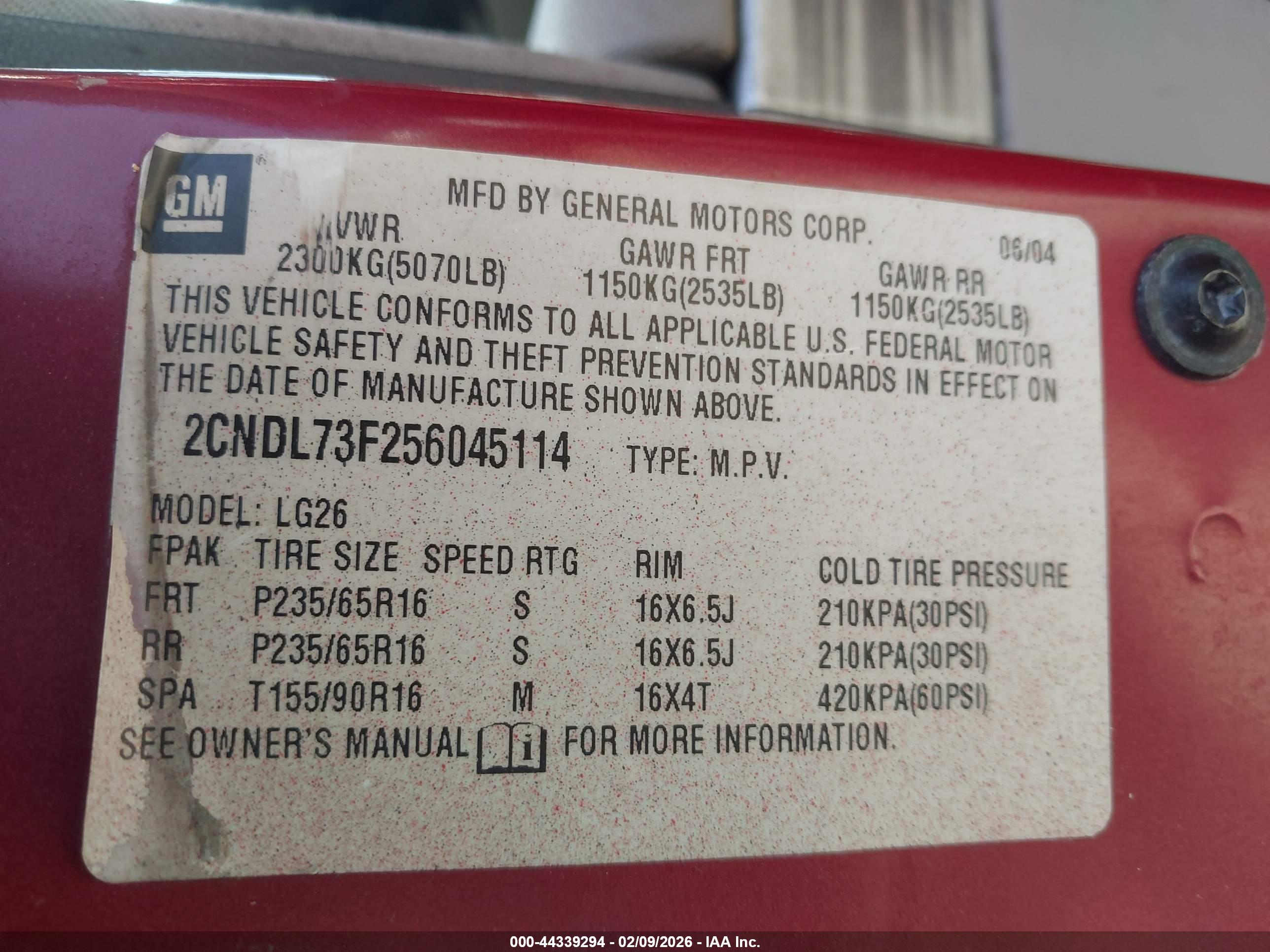 CHEVROLET EQUINOX image 9