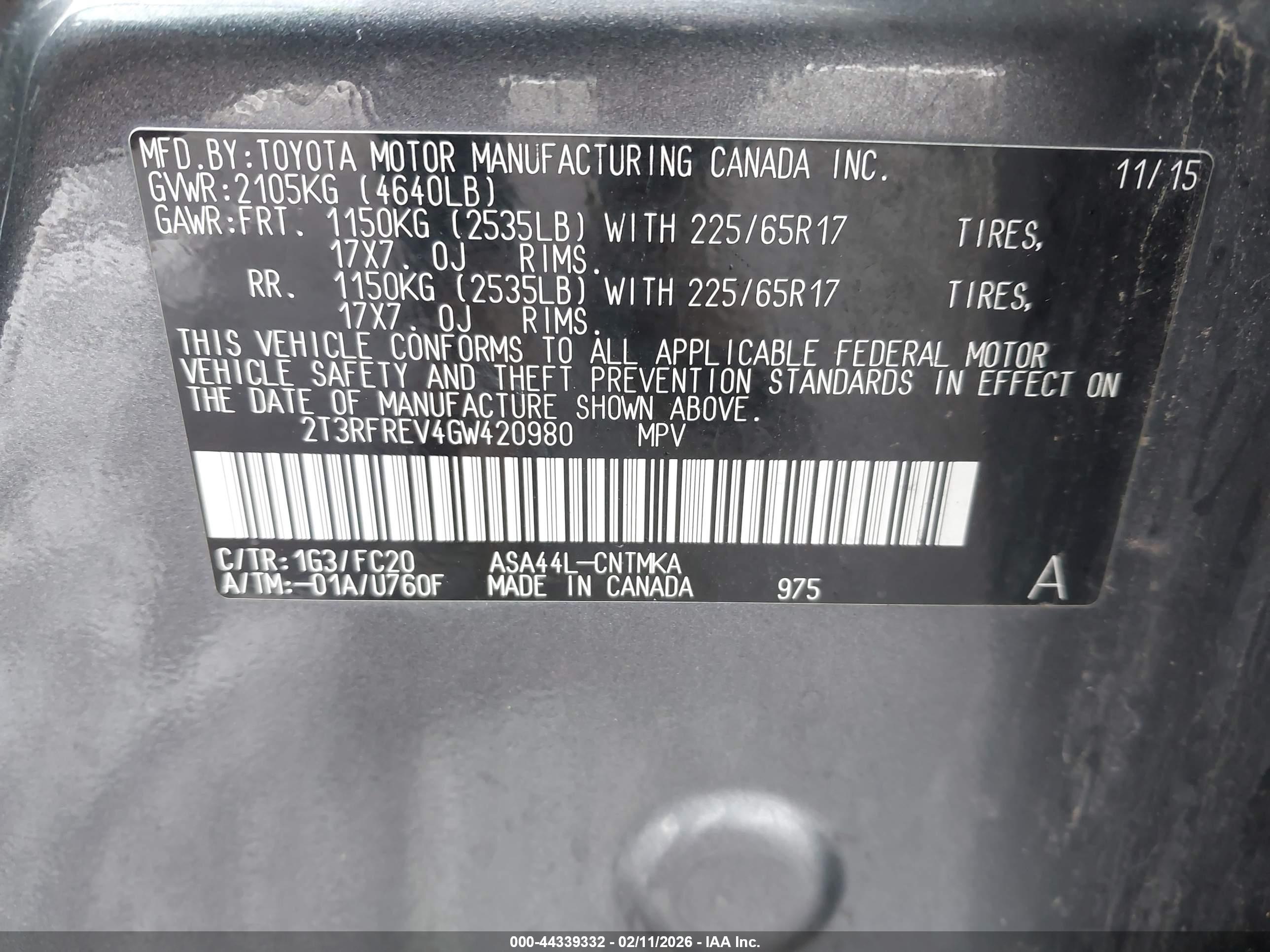 TOYOTA RAV4 image 9