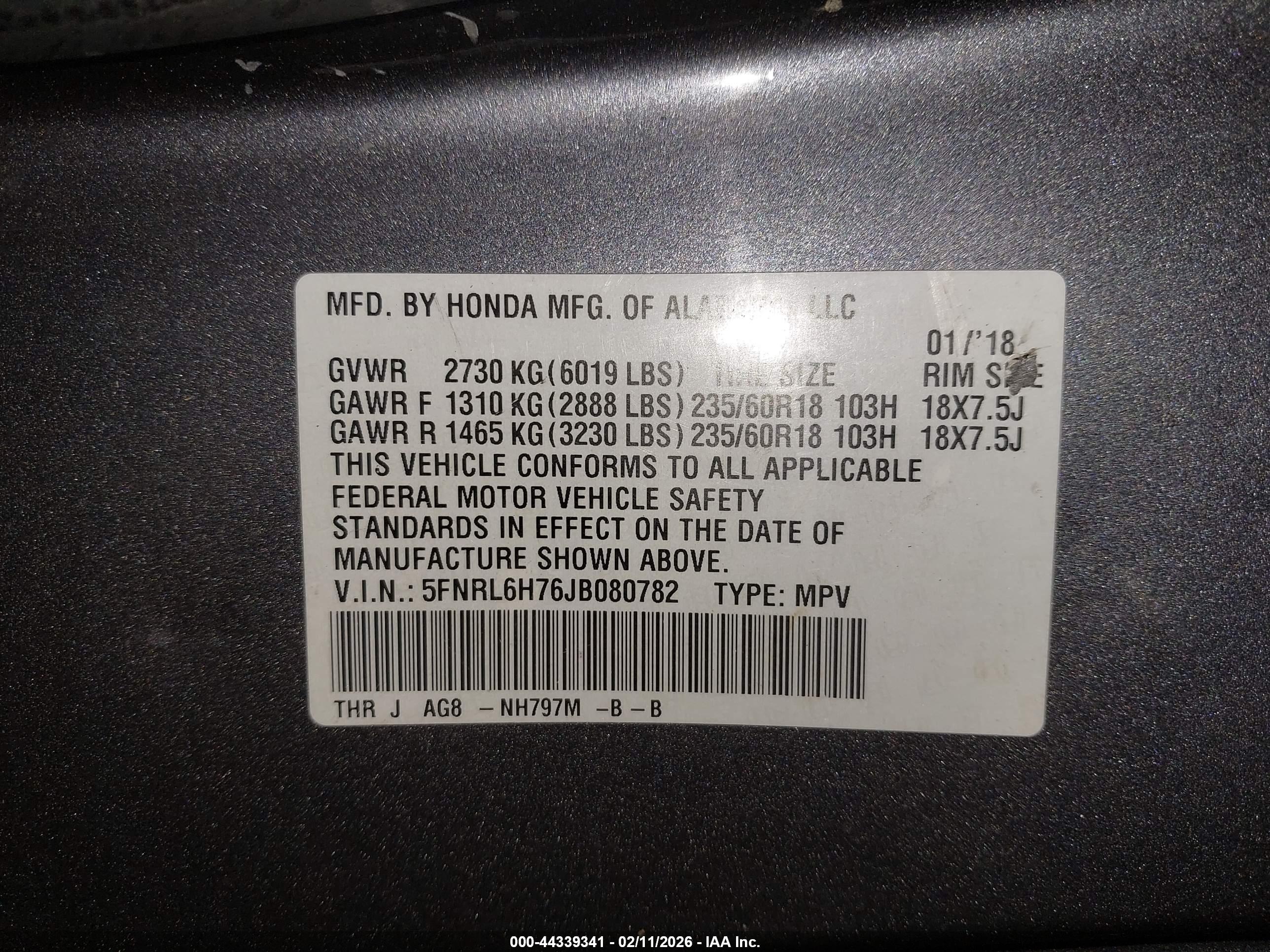HONDA ODYSSEY image 9