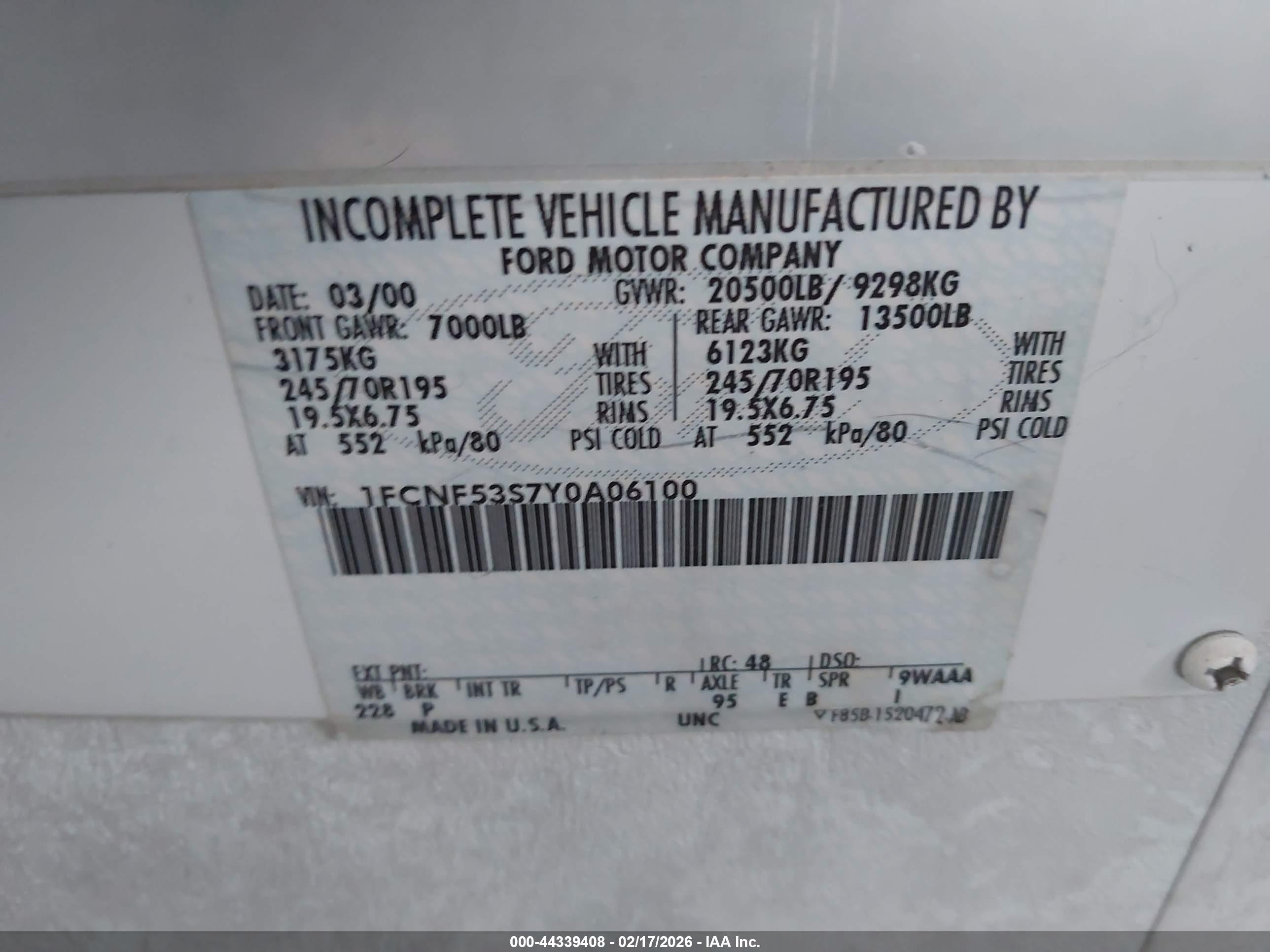 FORD F550 image 9
