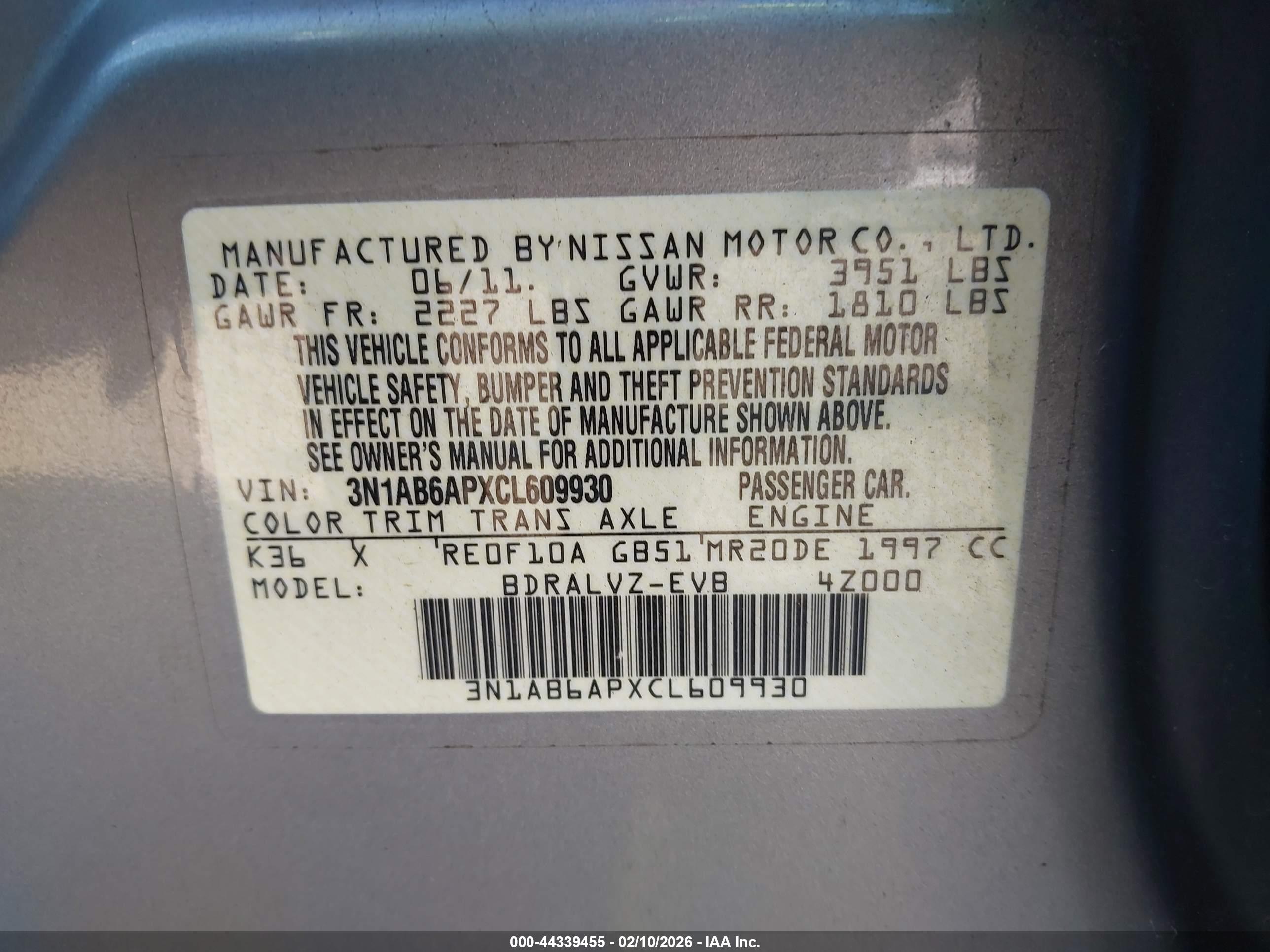NISSAN SENTRA image 9
