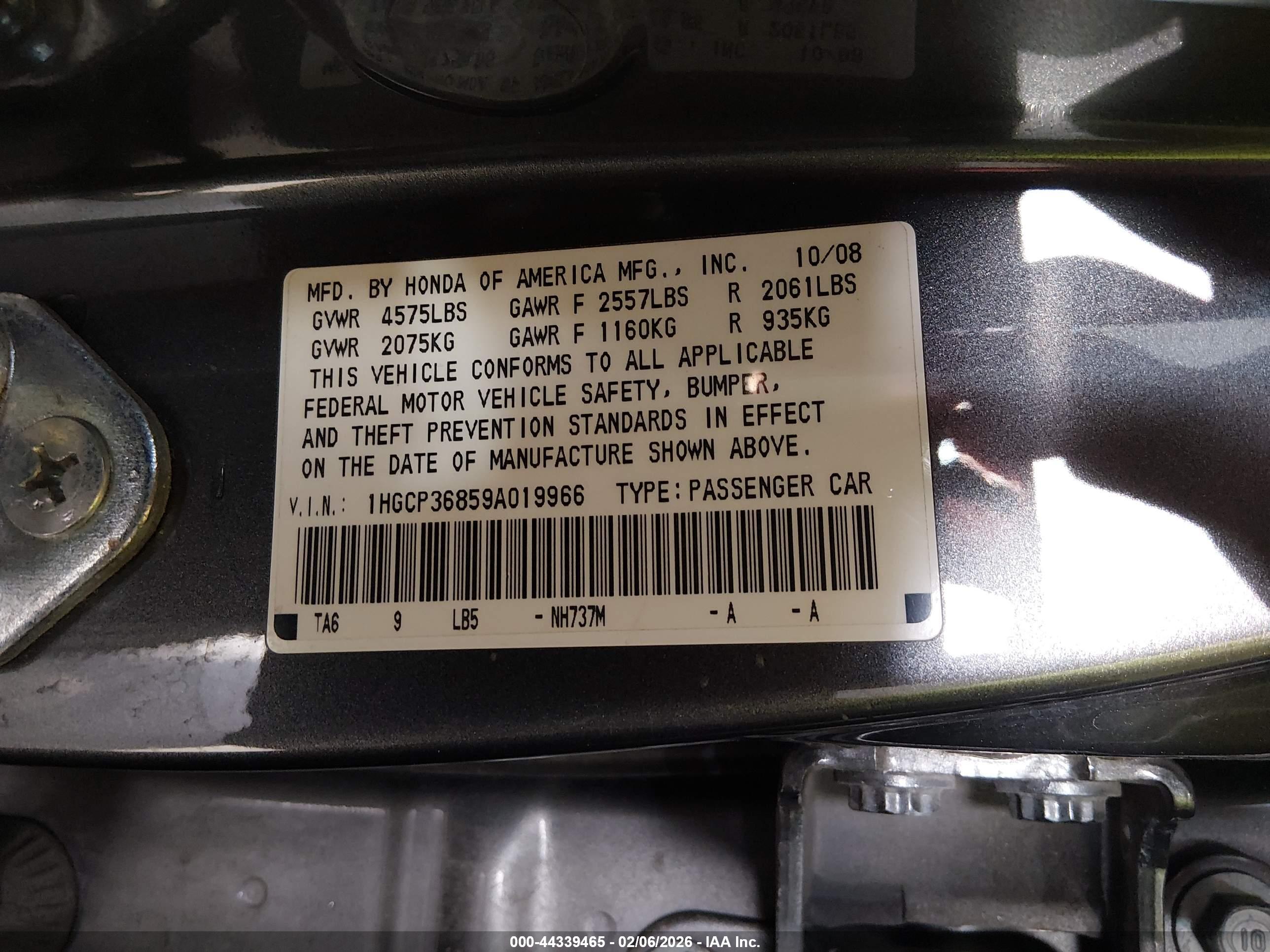 HONDA ACCORD image 9