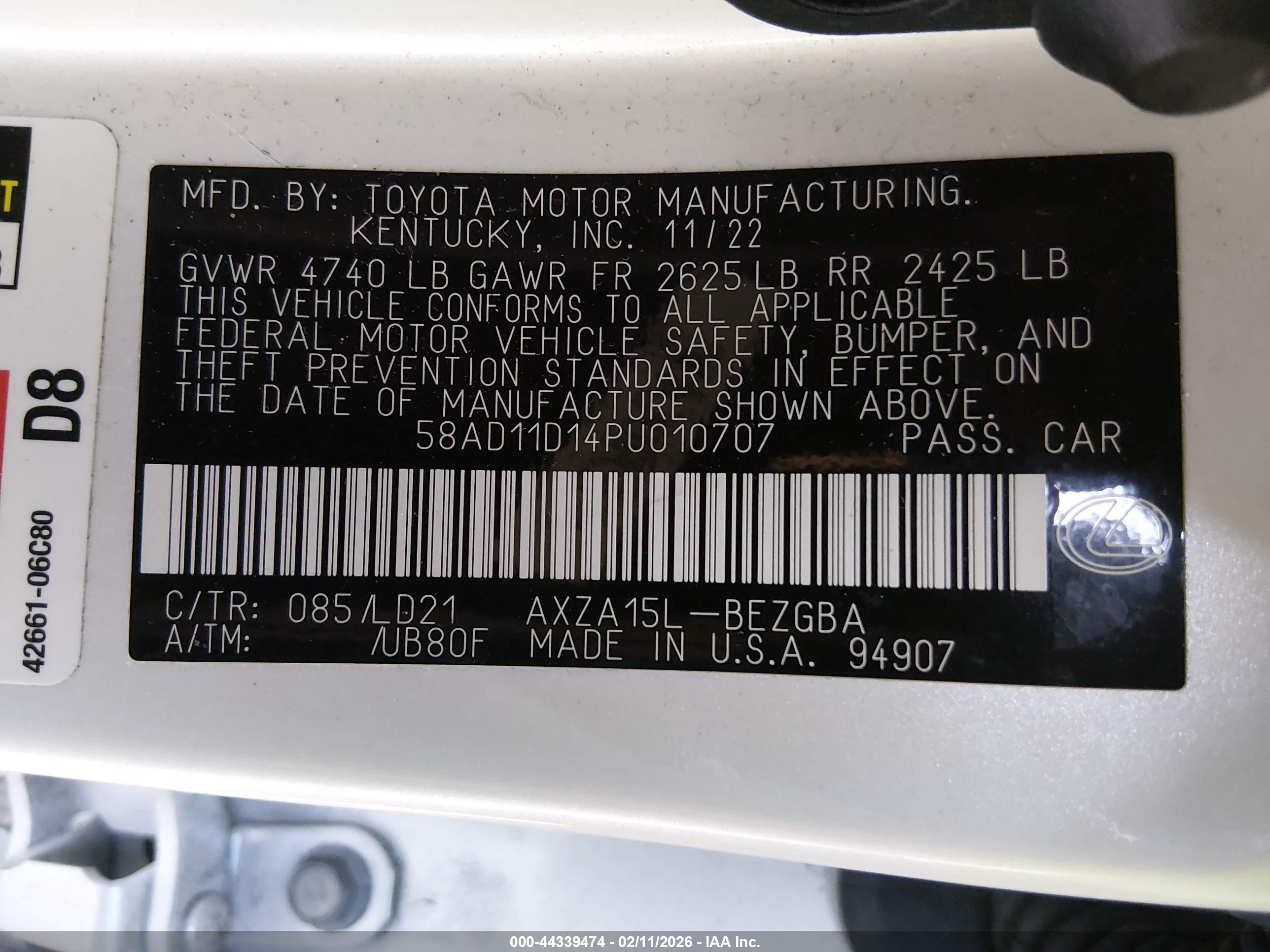 LEXUS ES image 9