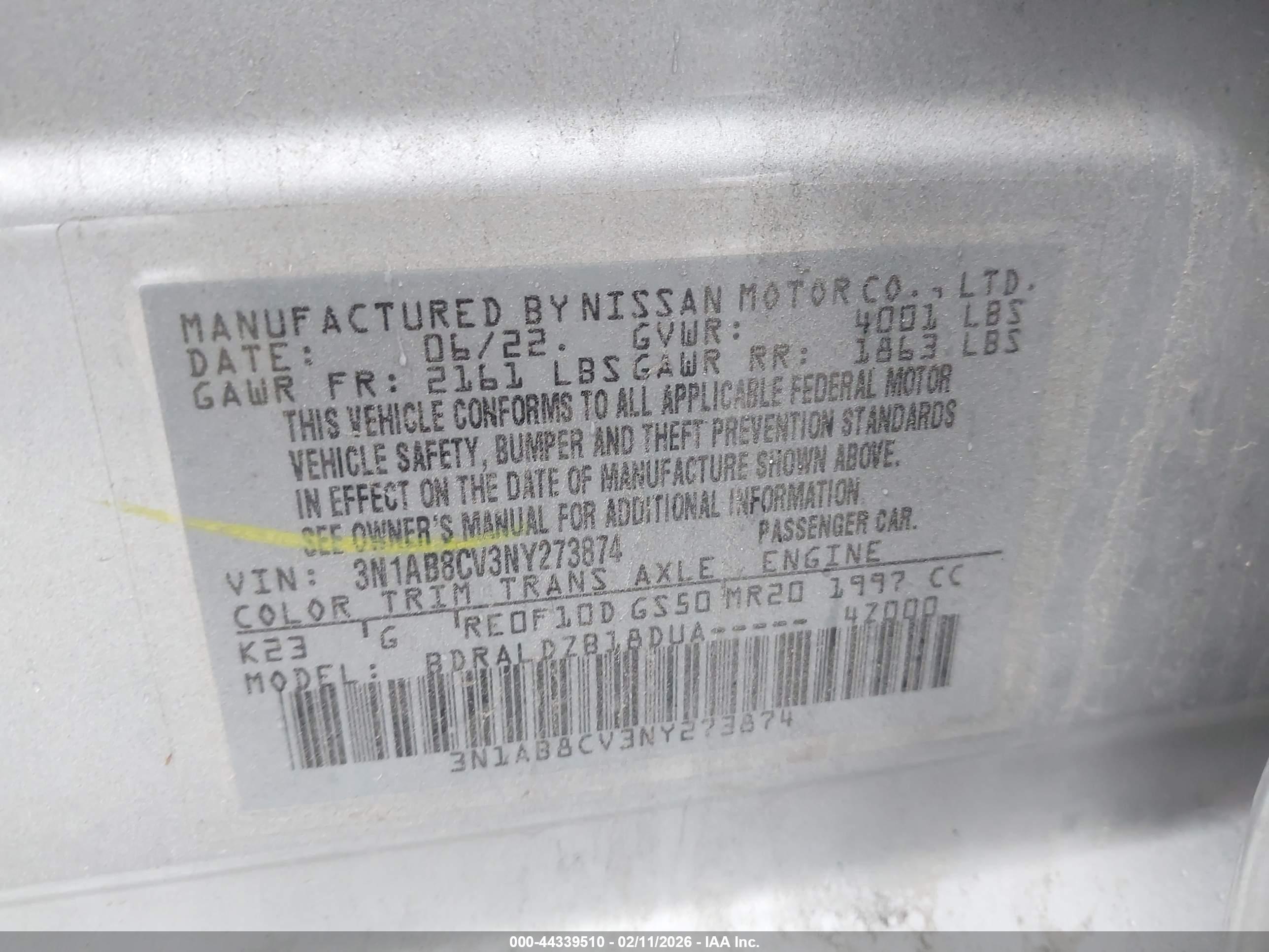 NISSAN SENTRA image 9