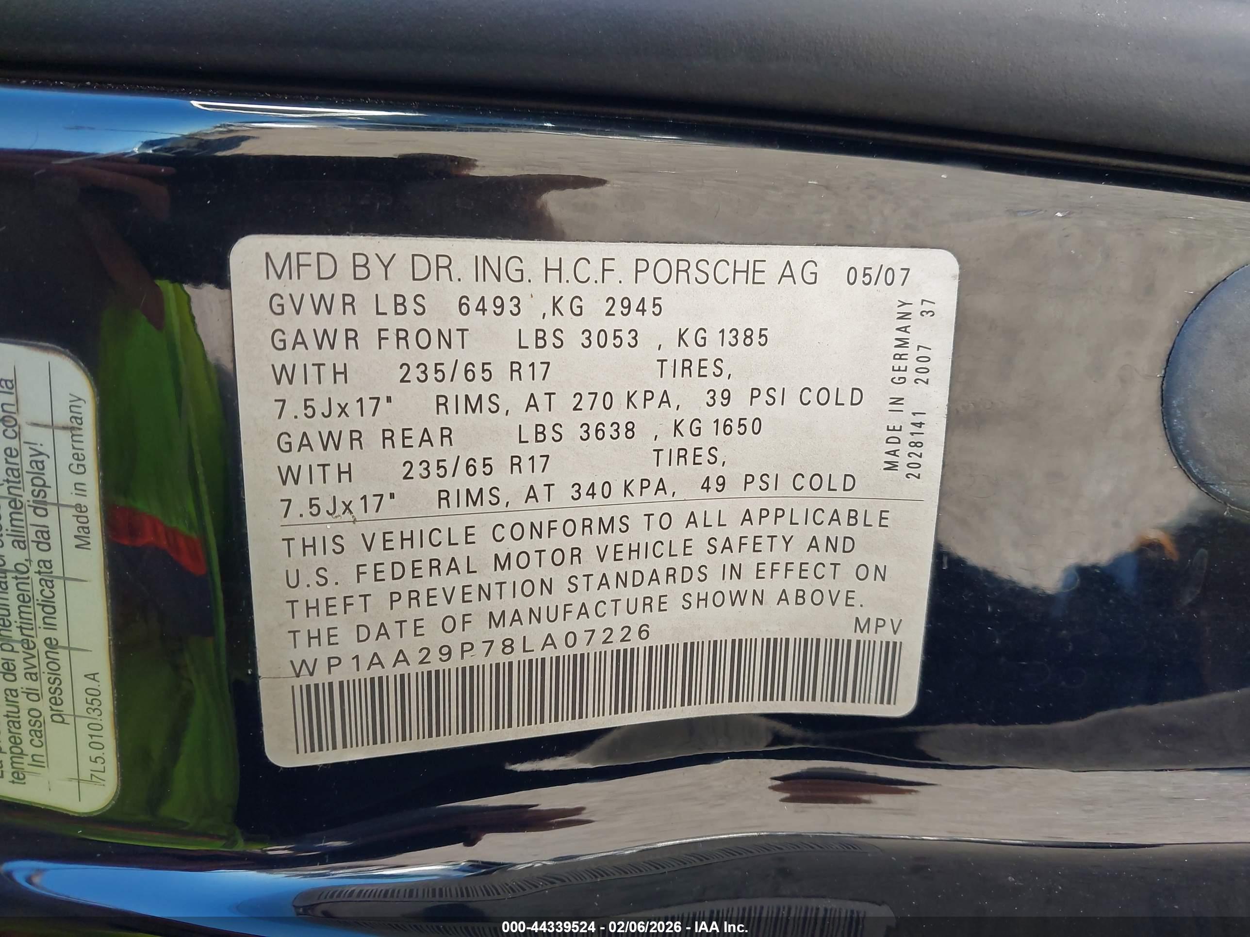 PORSCHE CAYENNE image 9