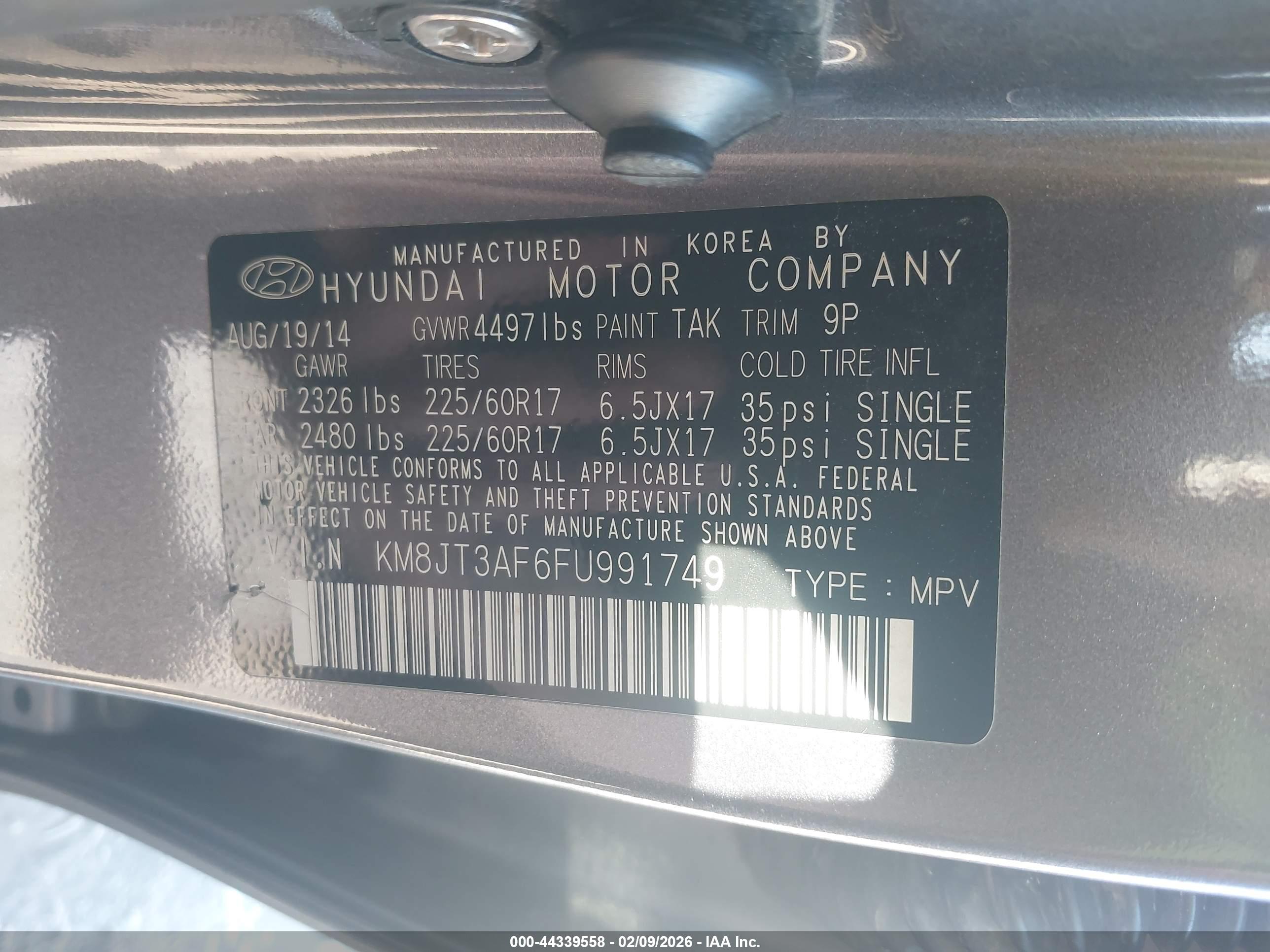 HYUNDAI TUCSON image 9