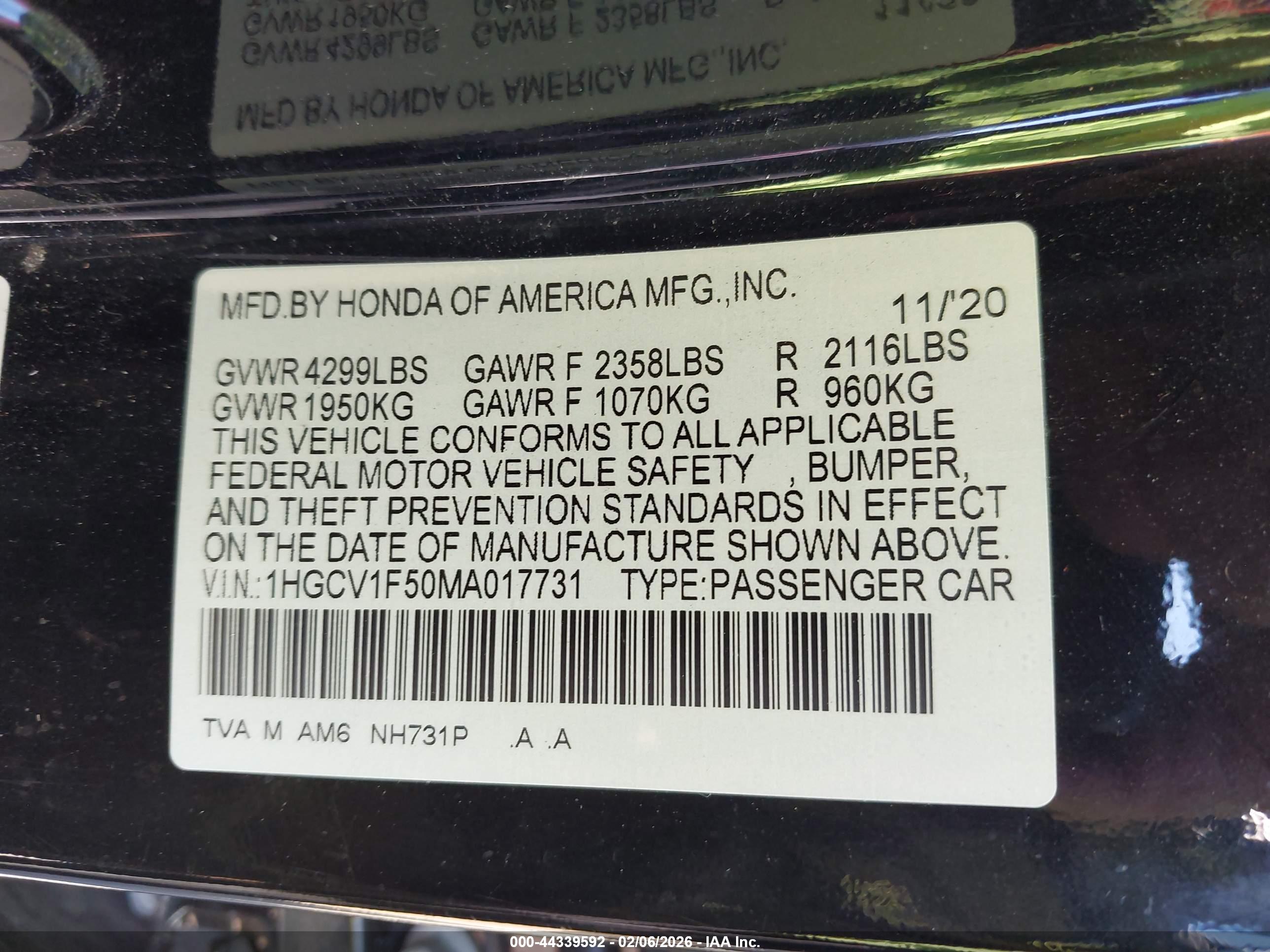HONDA ACCORD image 9