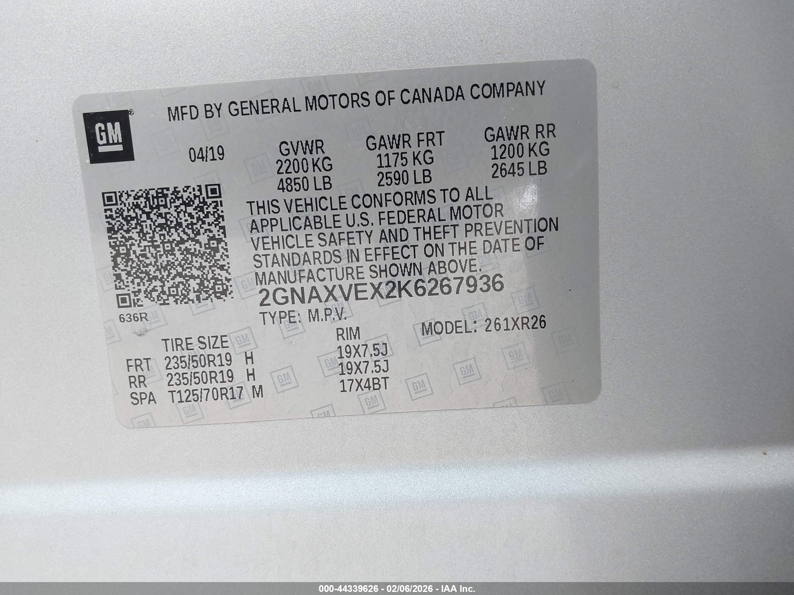 CHEVROLET EQUINOX image 9