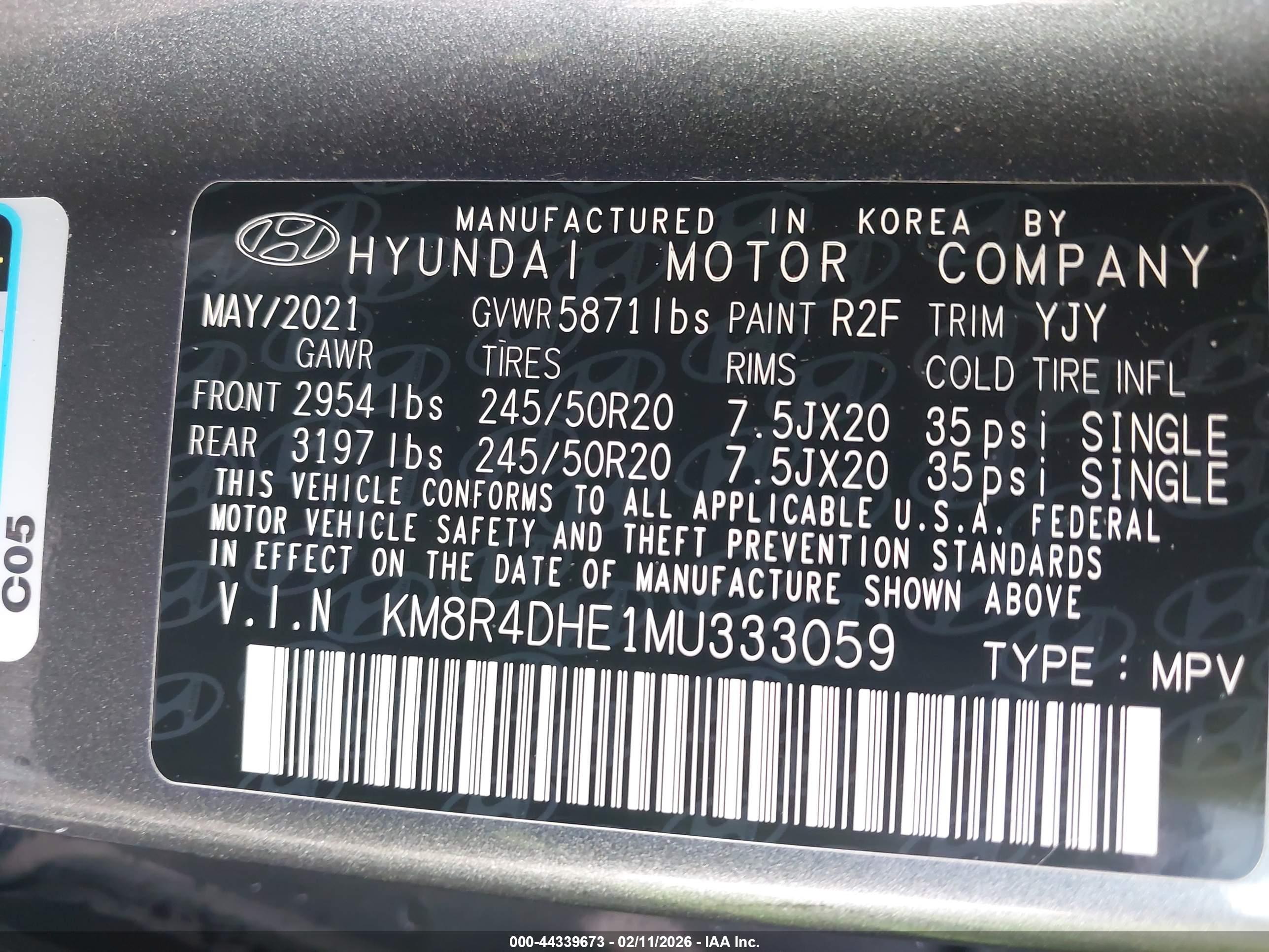 HYUNDAI PALISADE image 9