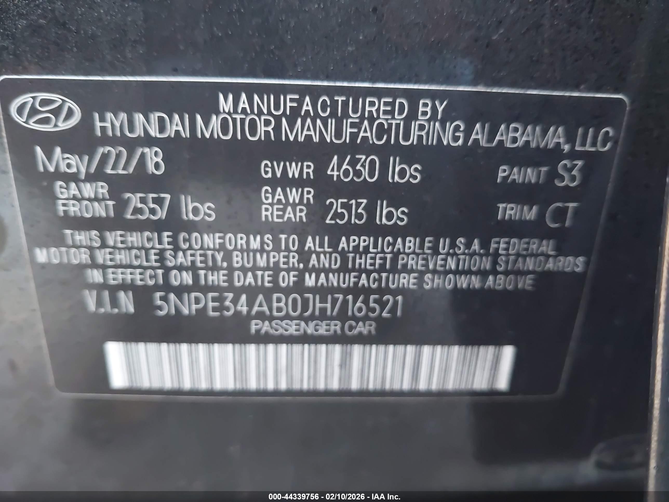 HYUNDAI SONATA image 9