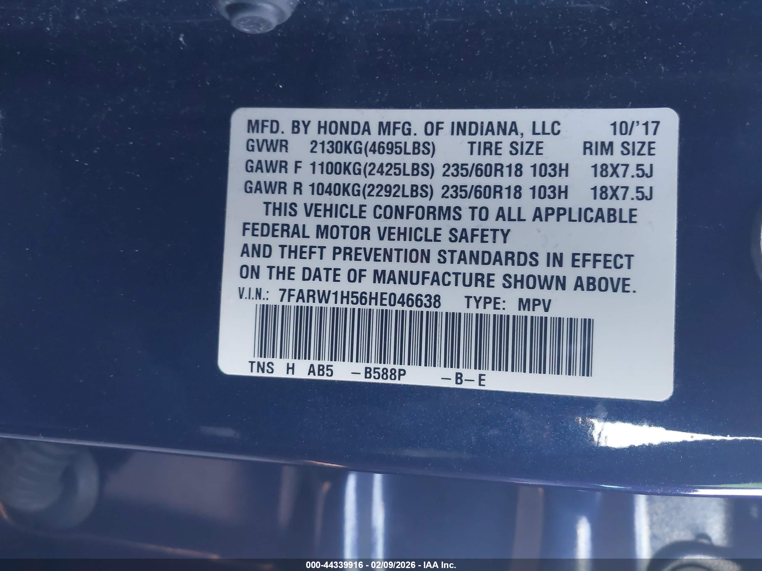 HONDA CR-V image 9